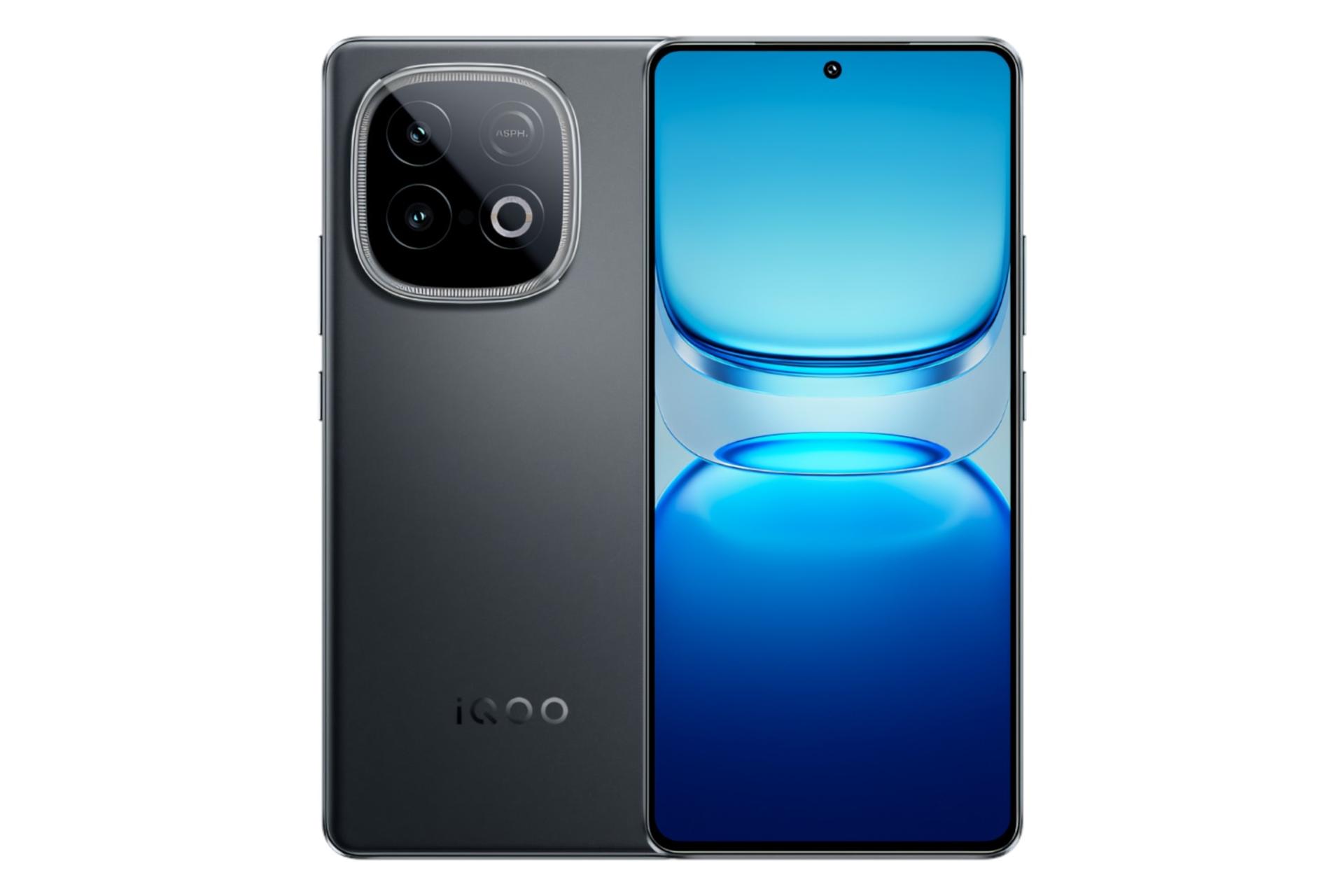 پنل جلو و پشت گوشی موبایل iQOO Z10 توربو پرو ویوو مشکی / vivo iQOO Z10 Turbo Pro
