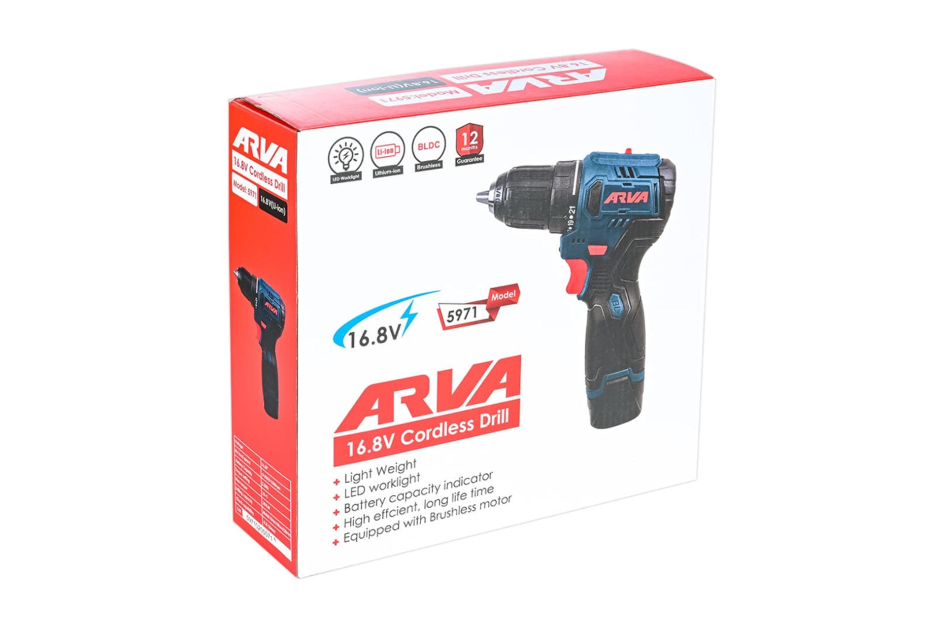 جعبه دریل ساده شارژی آروا 5971