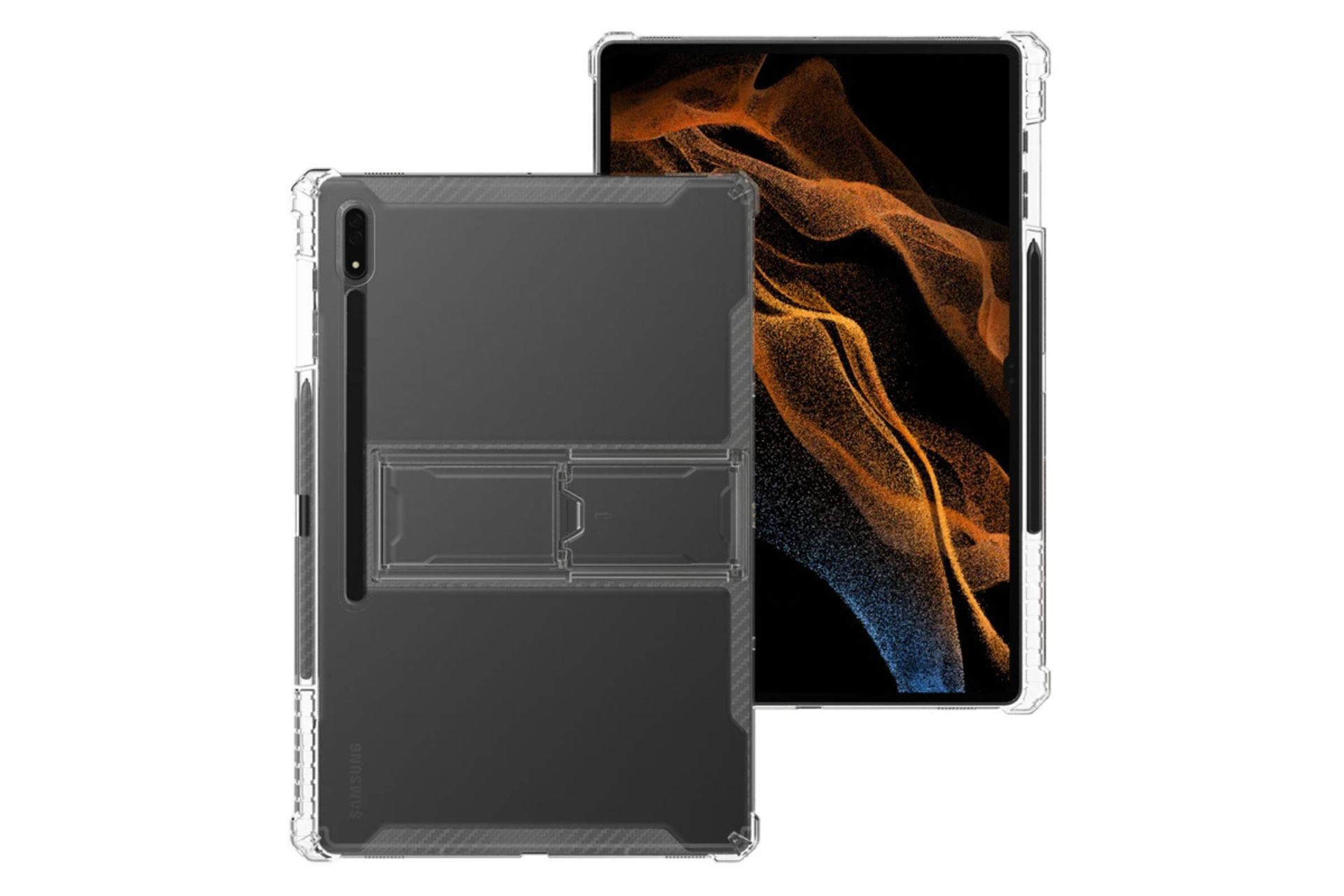 قاب تبلت بادیگارد مدل TPU Kickstand مناسب سامسونگ Galaxy Tab S9 Plus