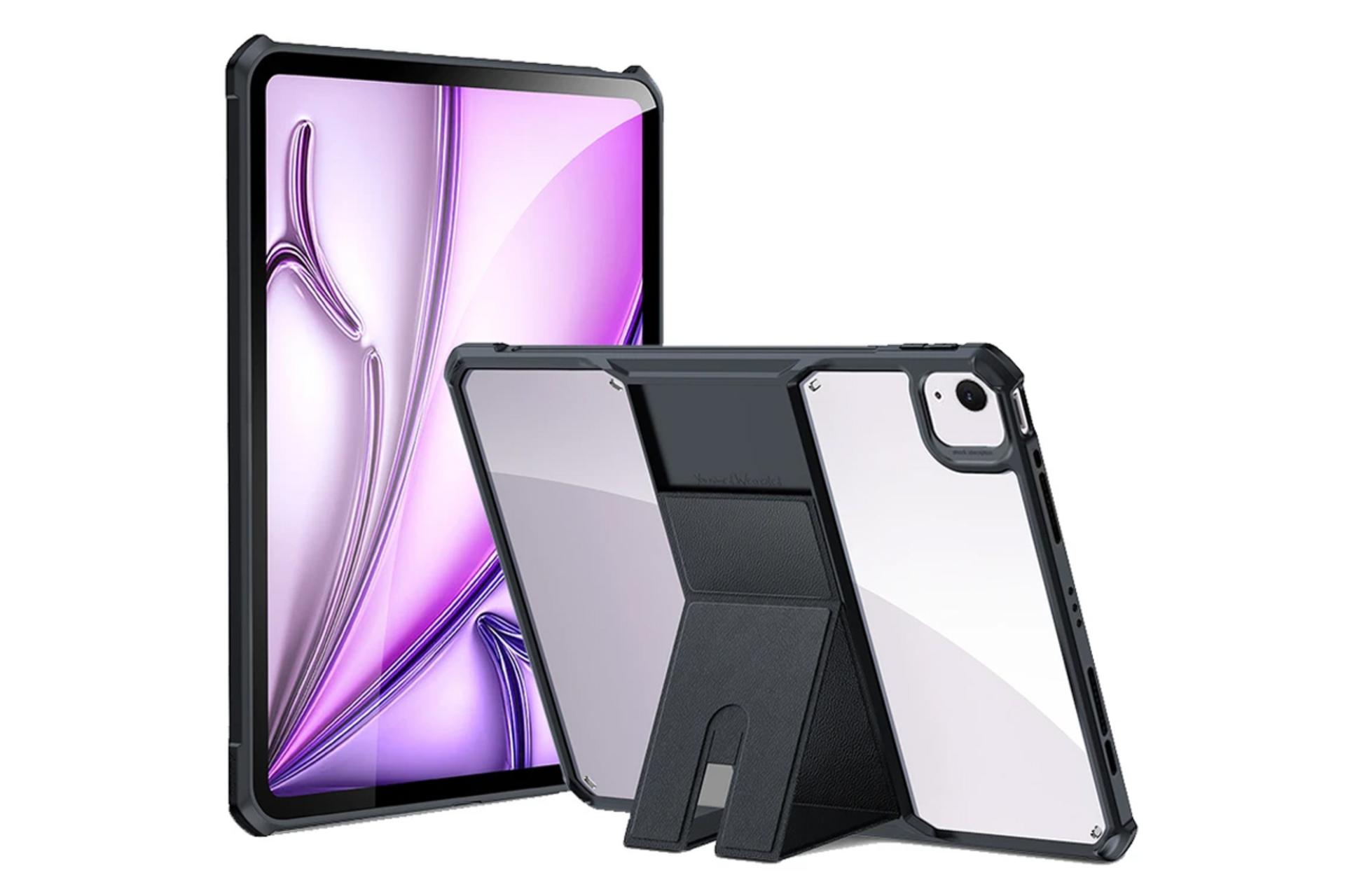 مرجع متخصصين ايران ابعاد و اندازه قاب تبلت باديگارد مدل Kickstand مناسب اپل iPad Air 13 2025 / 2024