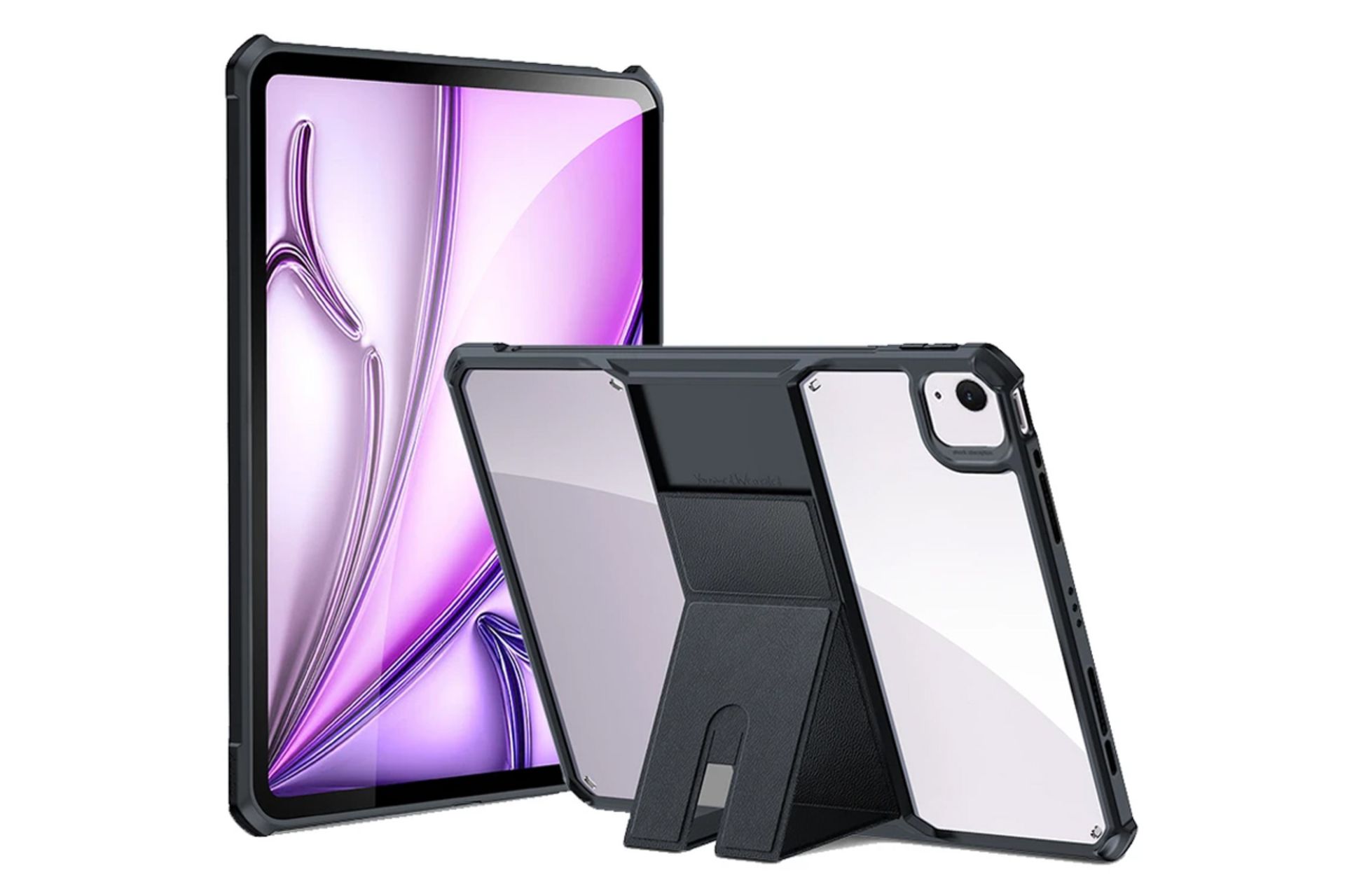 ابعاد و اندازه قاب تبلت بادیگارد مدل Kickstand مناسب اپل iPad Air 13 2025 / 2024