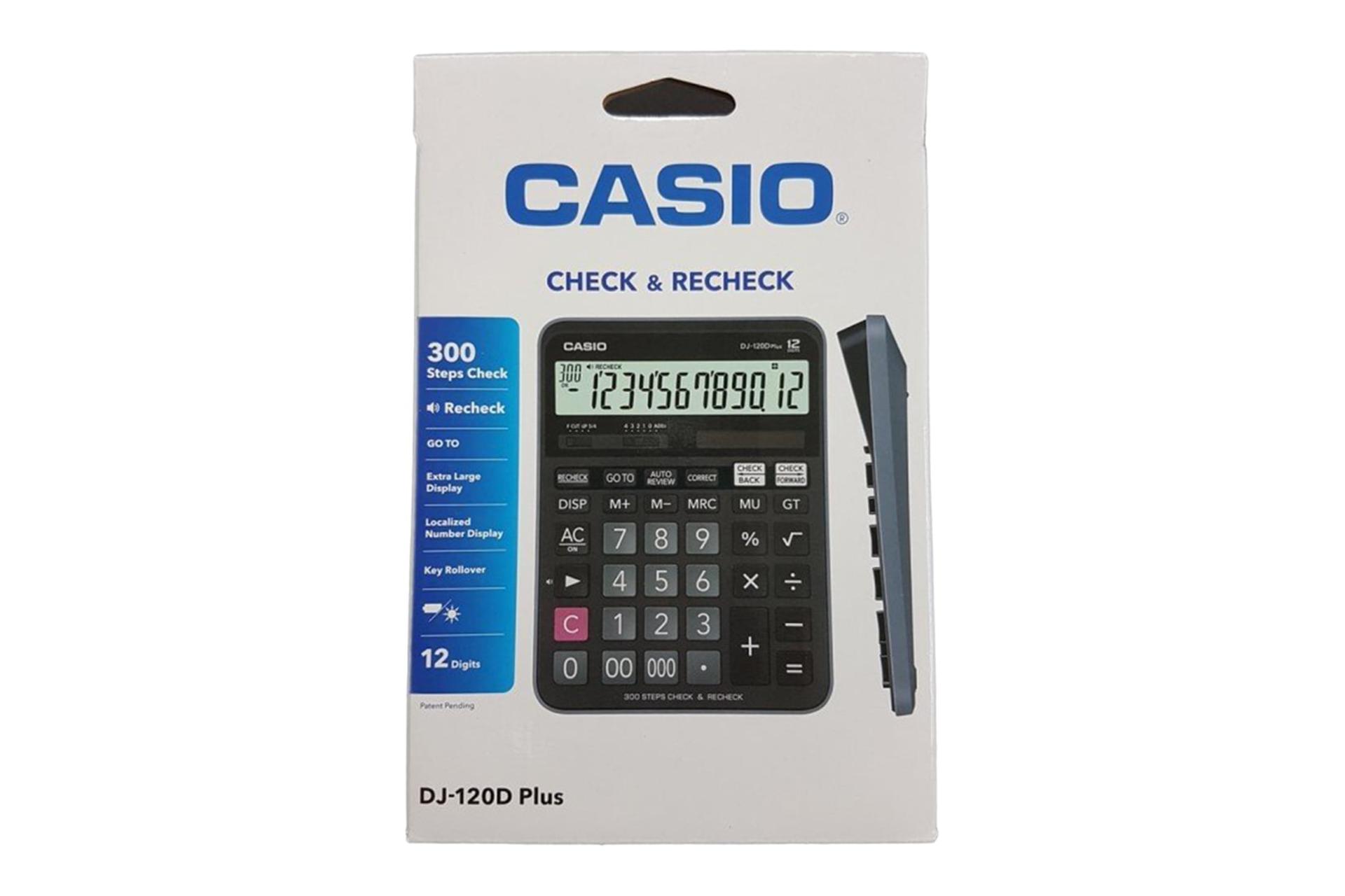 جعبه ماشین حساب کاسیو DJ-120D Plus