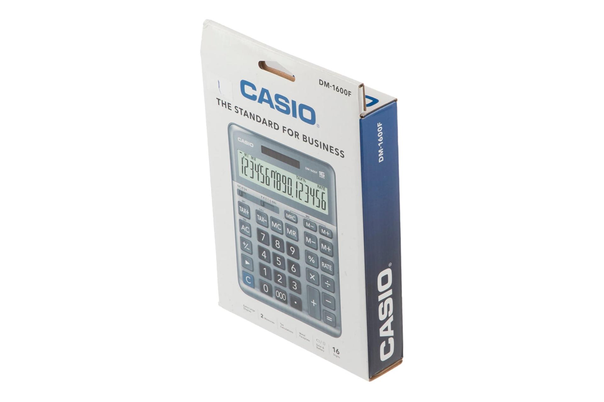 جعبه ماشین حساب کاسیو DM-1600F