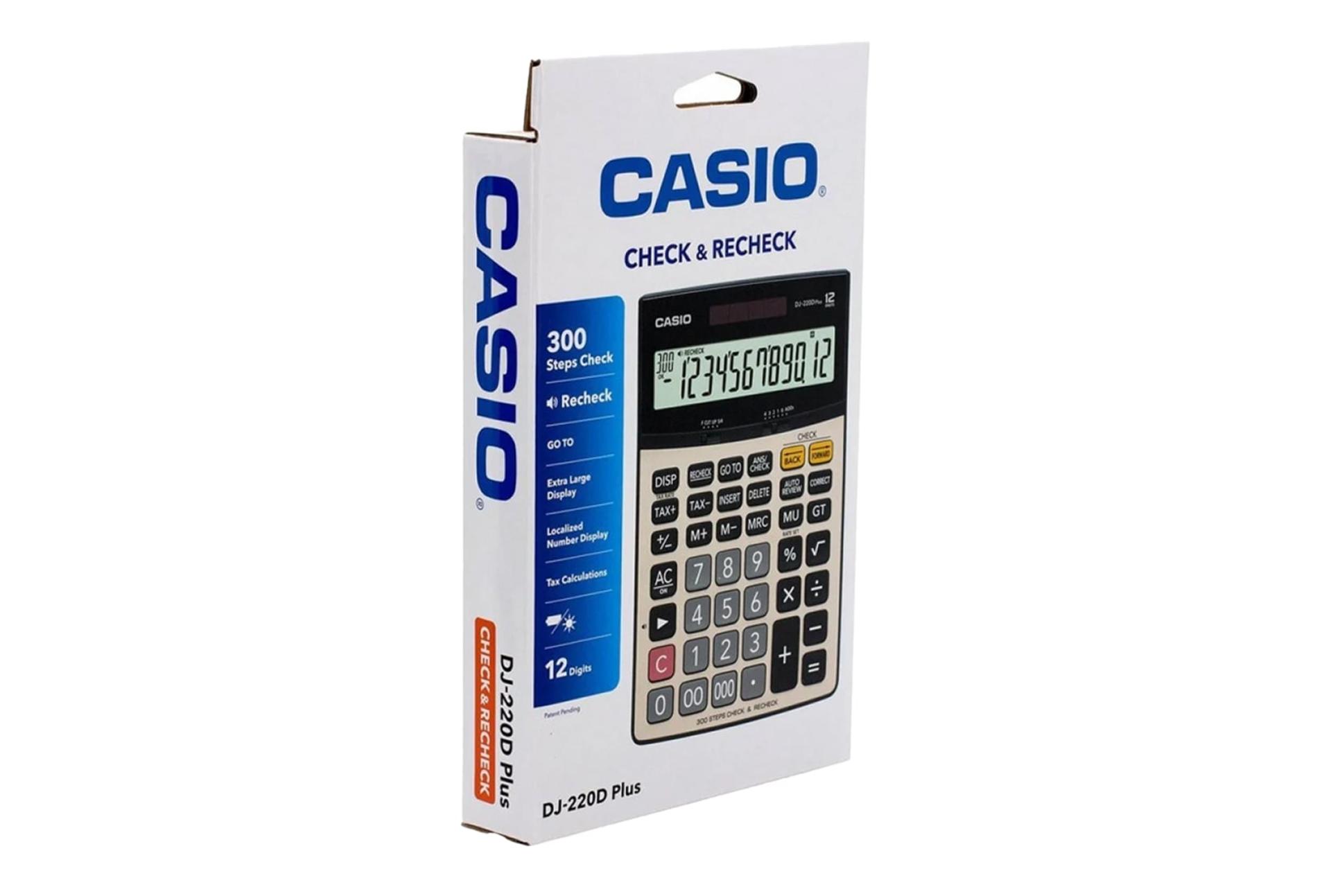 جعبه ماشین حساب کاسیو DJ-220D Plus