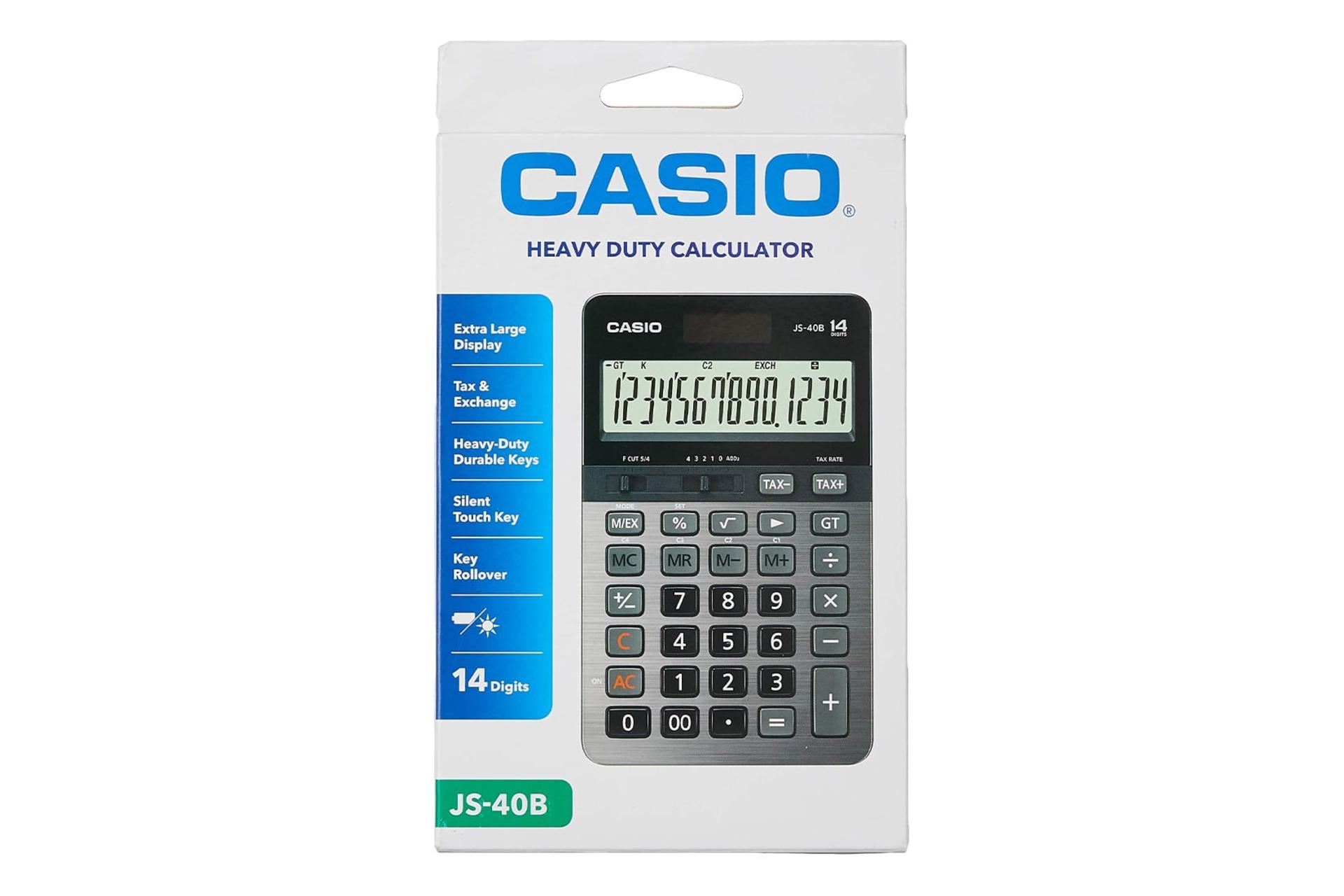 جعبه ماشین حساب کاسیو JS-40B