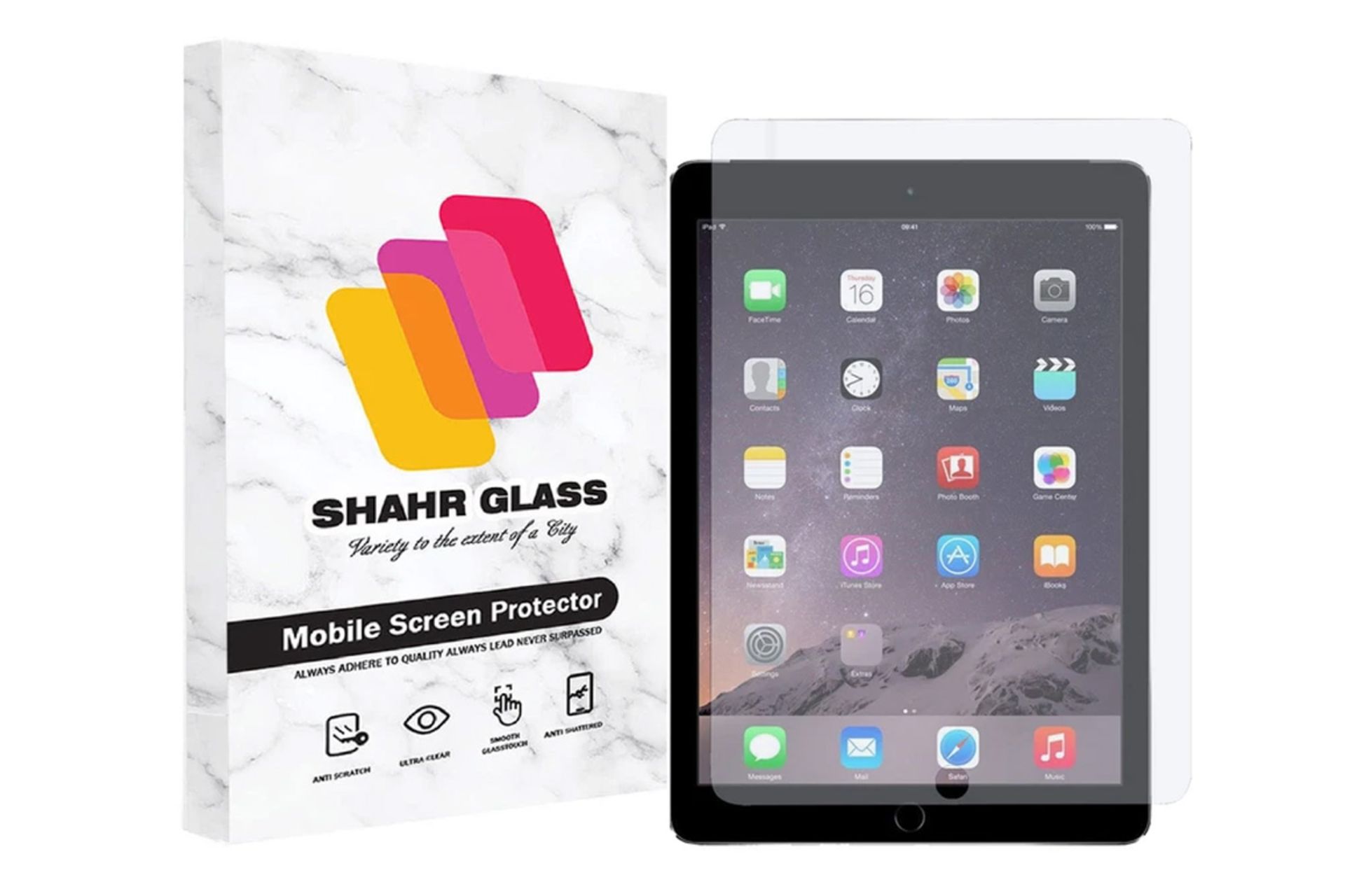 محافظ صفحه نمایش تبلت شهر گلس SHAHR GLASS SMPT2 for Apple iPad Air 2