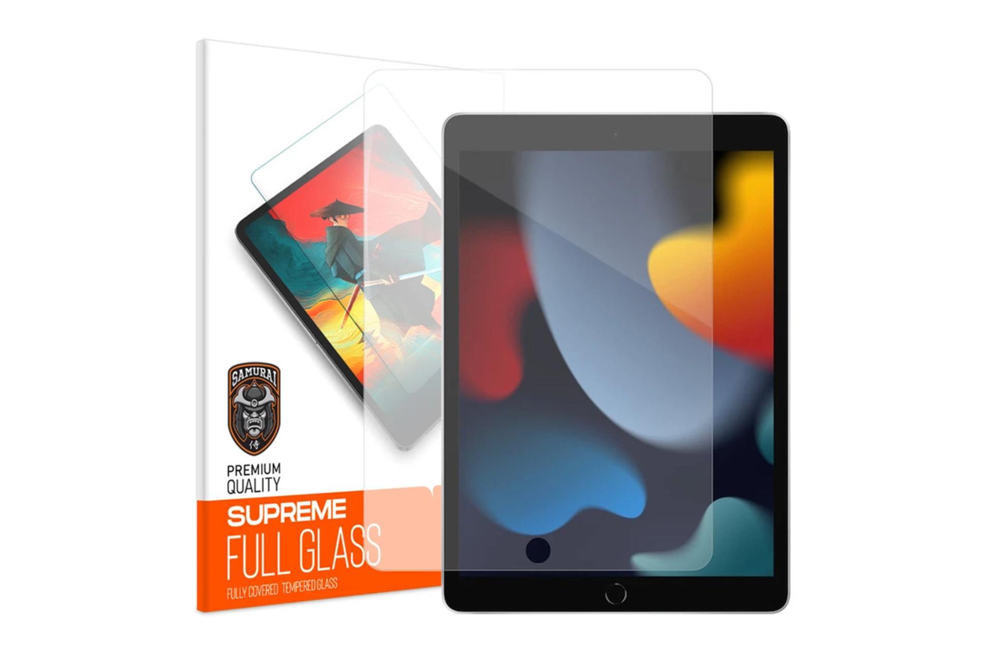 مرجع متخصصين ايران محافظ صفحه نمايش تبلت سامورايي Samurai GlastR for Apple iPad 10.2 2021