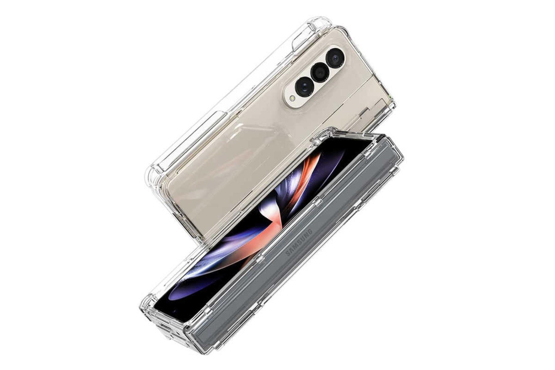 نمای سمت چپ قاب گوشی آراری مدل Nukin مناسب سامسونگ Galaxy Z Fold4