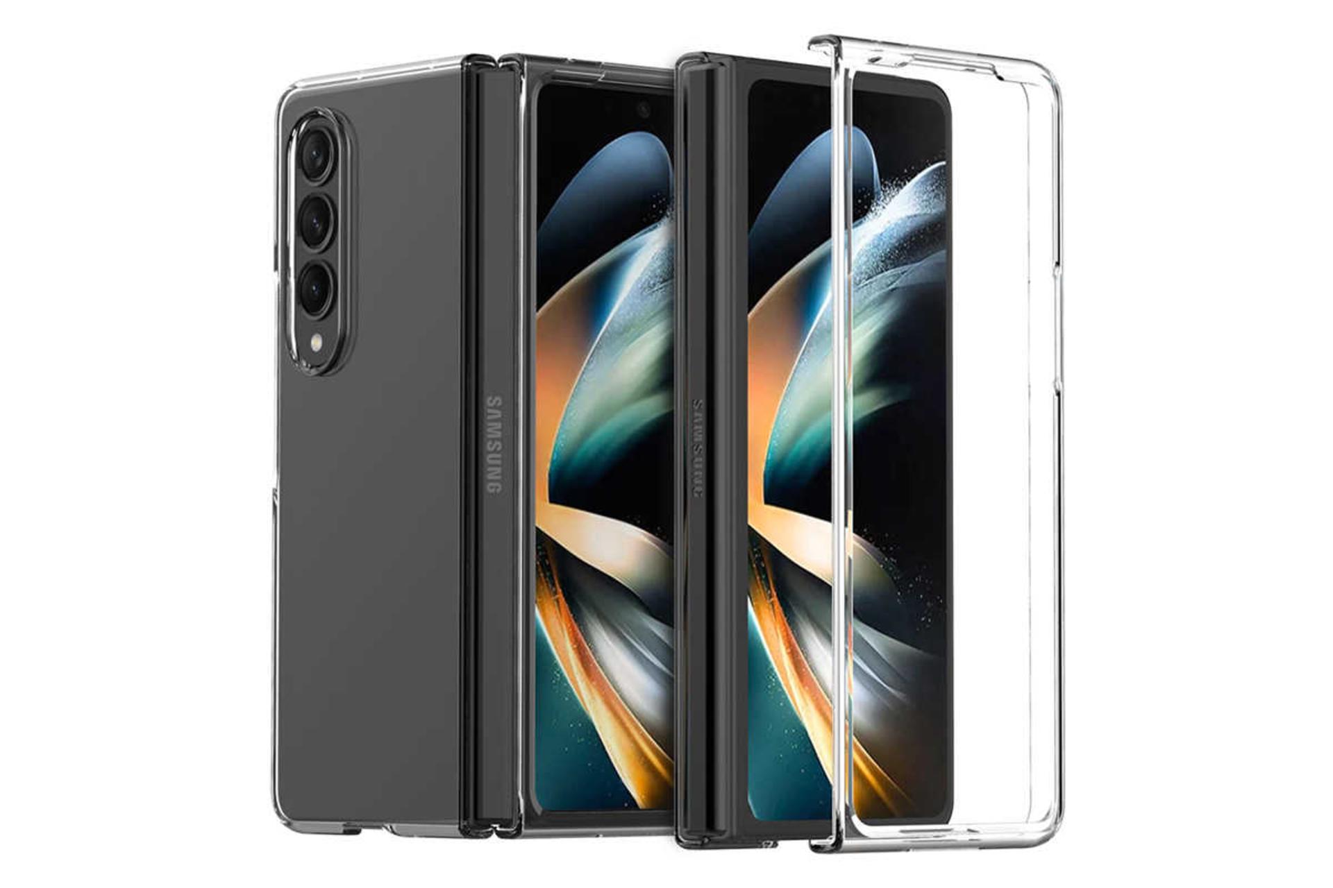 نمای پشت قاب گوشی آراری مدل Nukin مناسب سامسونگ Galaxy Z Fold4