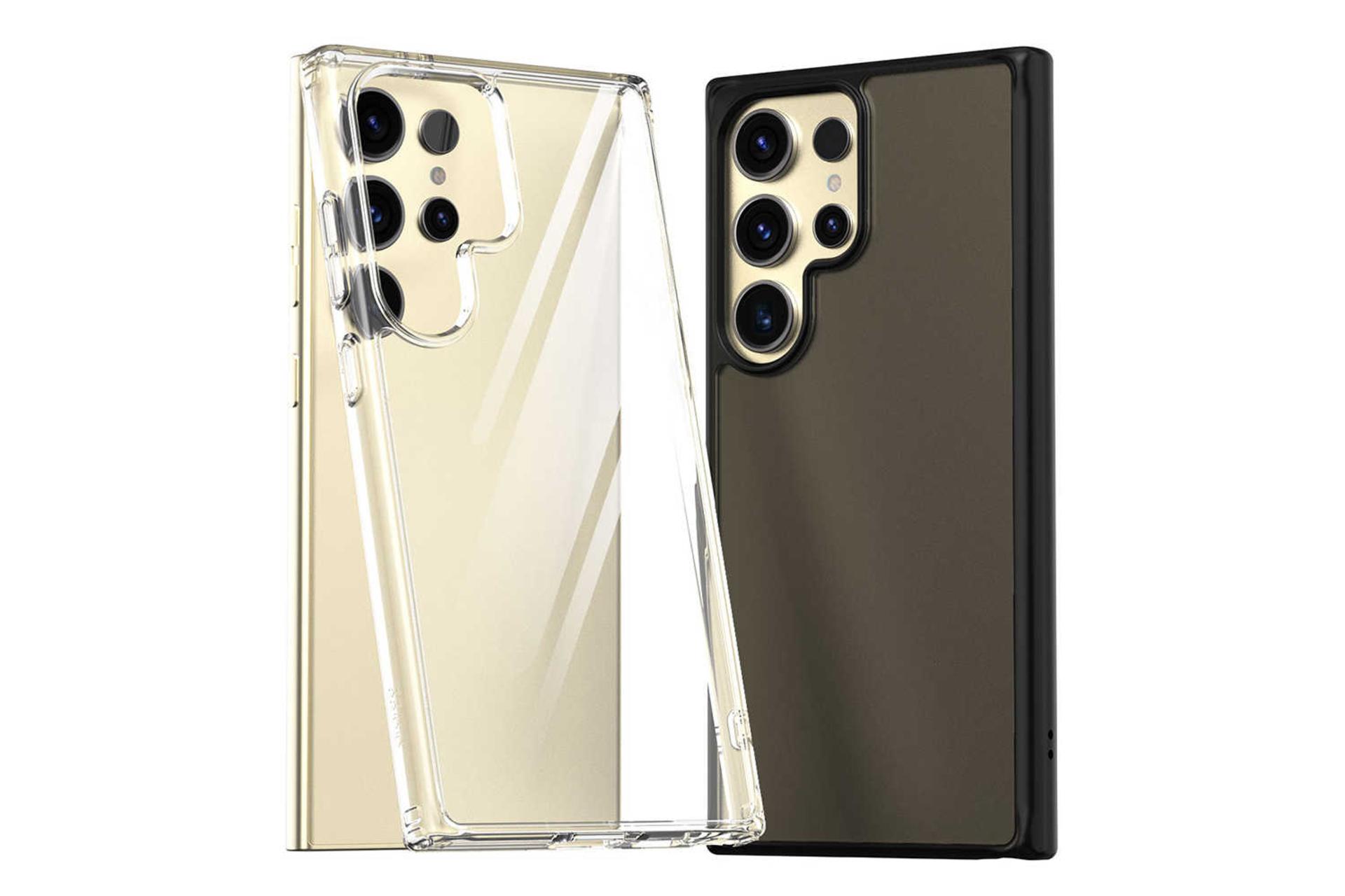 نمای پشت قاب گوشی آراری مدل Duple مناسب سامسونگ Galaxy S24 Ultra