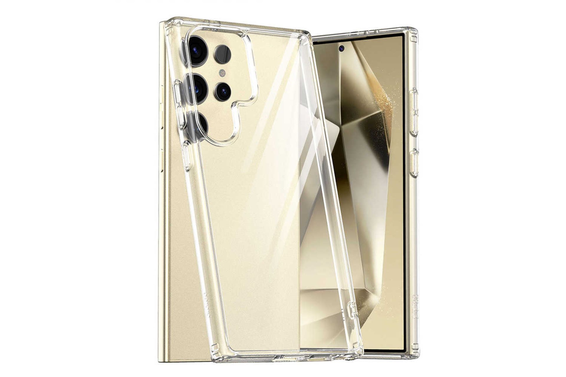 نمای جلوی قاب گوشی آراری مدل Duple مناسب سامسونگ Galaxy S24 Ultra