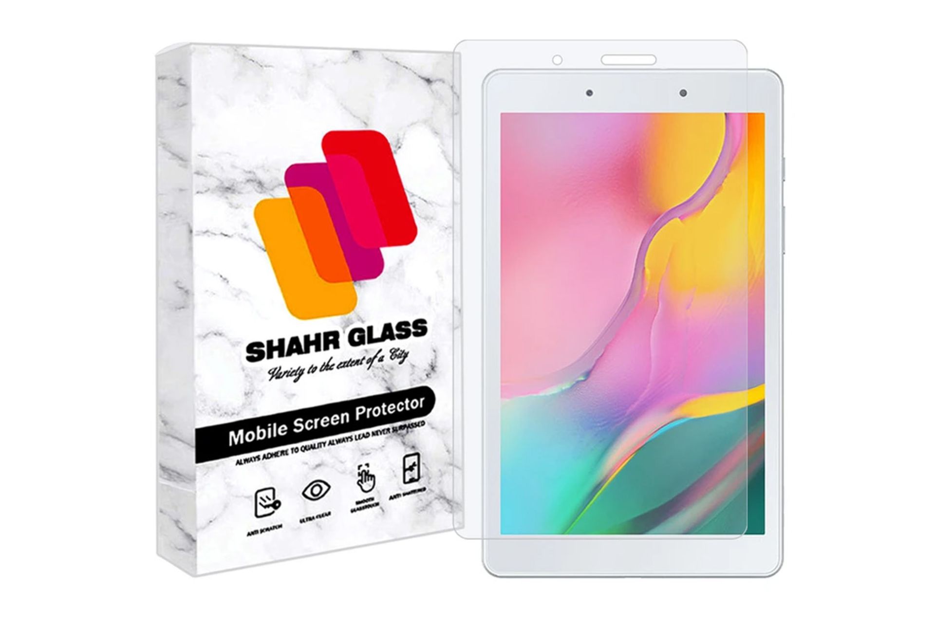 محافظ صفحه نمایش تبلت شهر گلس SHAHR GLASS TABSHS7 for Samsung Galaxy Tab A 8.0 2019