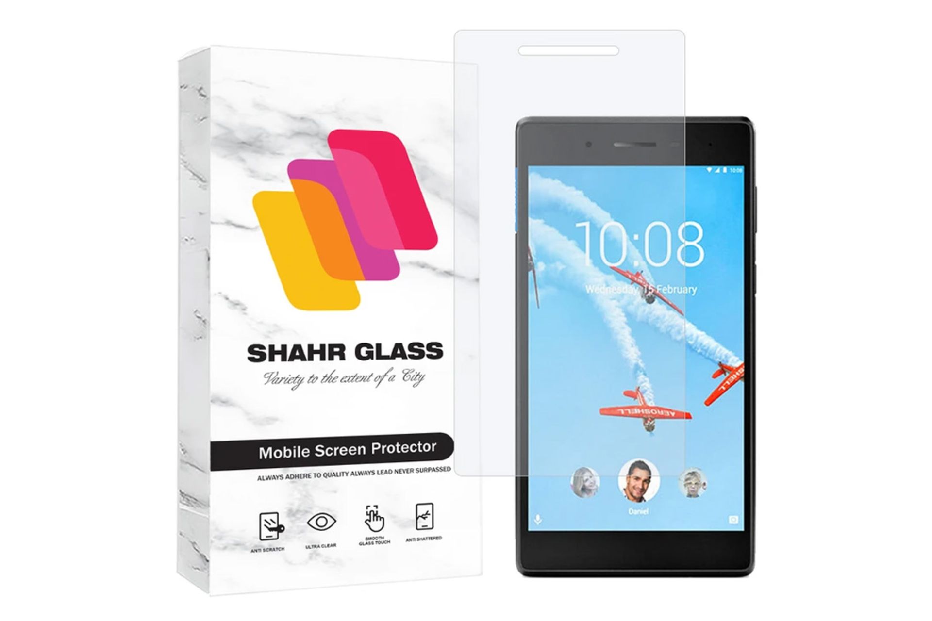 محافظ صفحه نمایش تبلت شهر گلس SHAHR GLASS TABNEWS8 for Lenovo Tab 7 Essential
