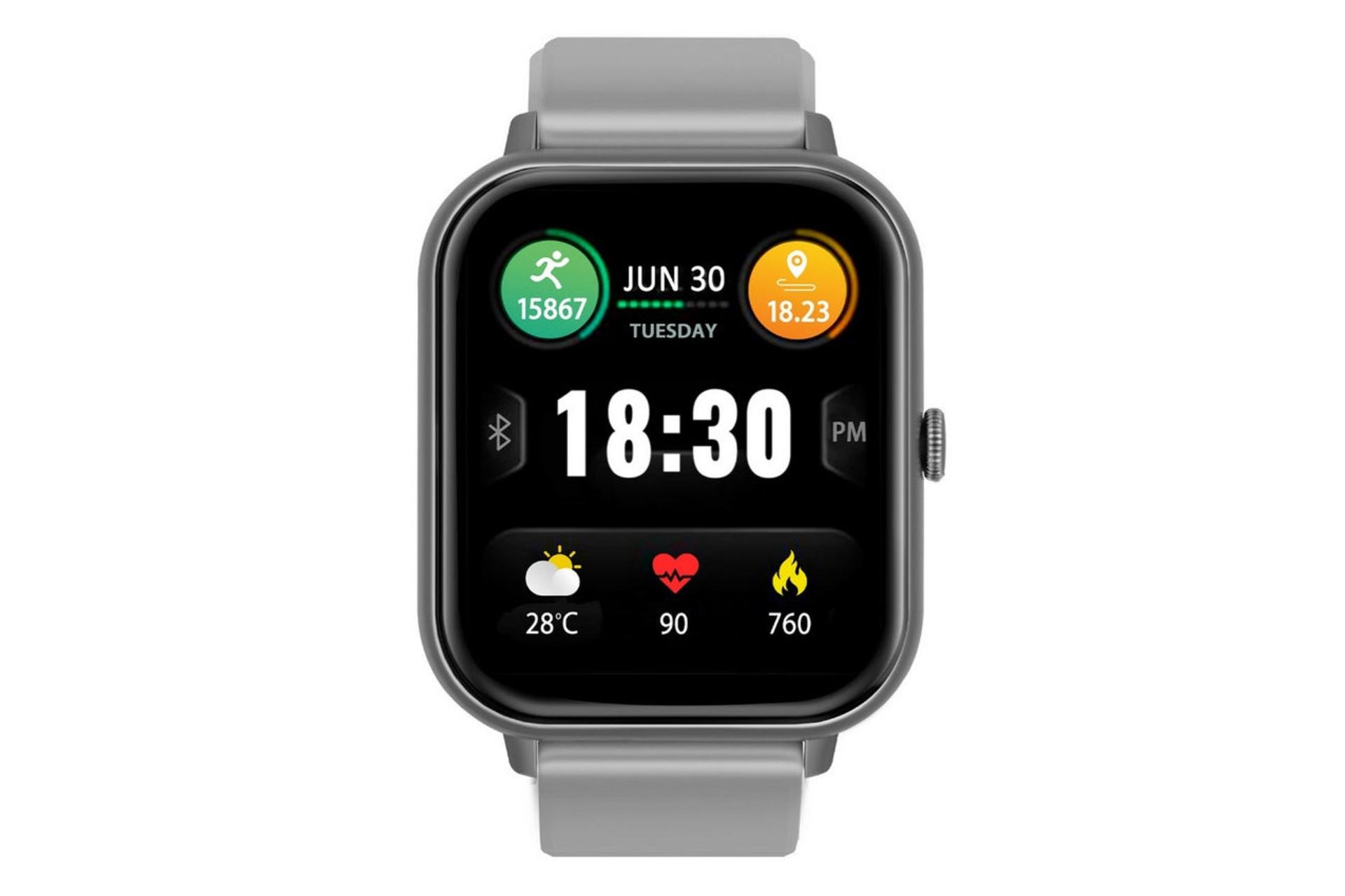 ساعت هوشمند پرومیت Promate XWatch-C18 خاکستری