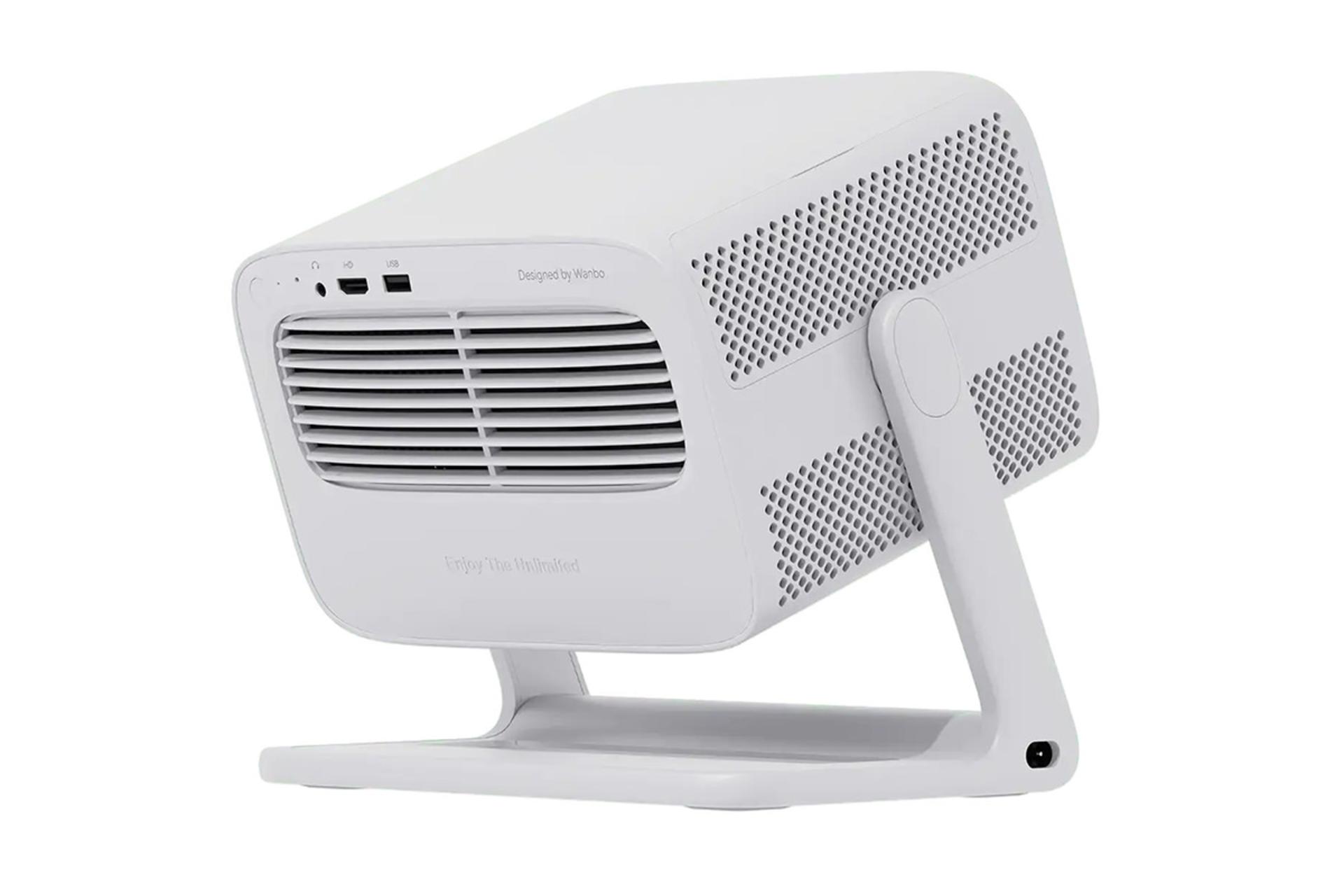 ویدیو پروژکتور شیائومی ونبو Xiaomi WANBO Vali 1 نمای پشت و درگاه ها