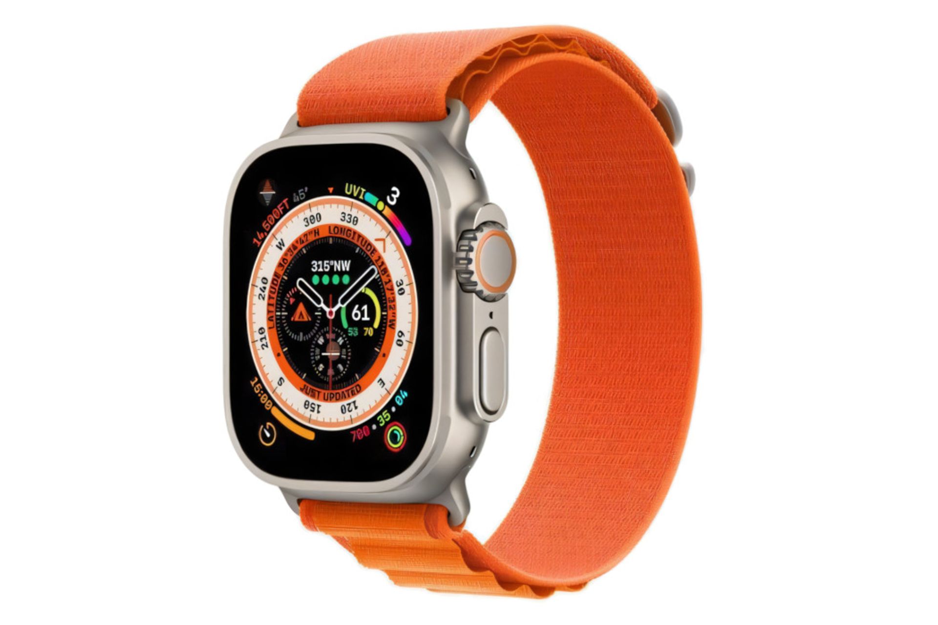 ساعت هوشمند سالیوان Salione HK8 Pro Max با بند نارنجی