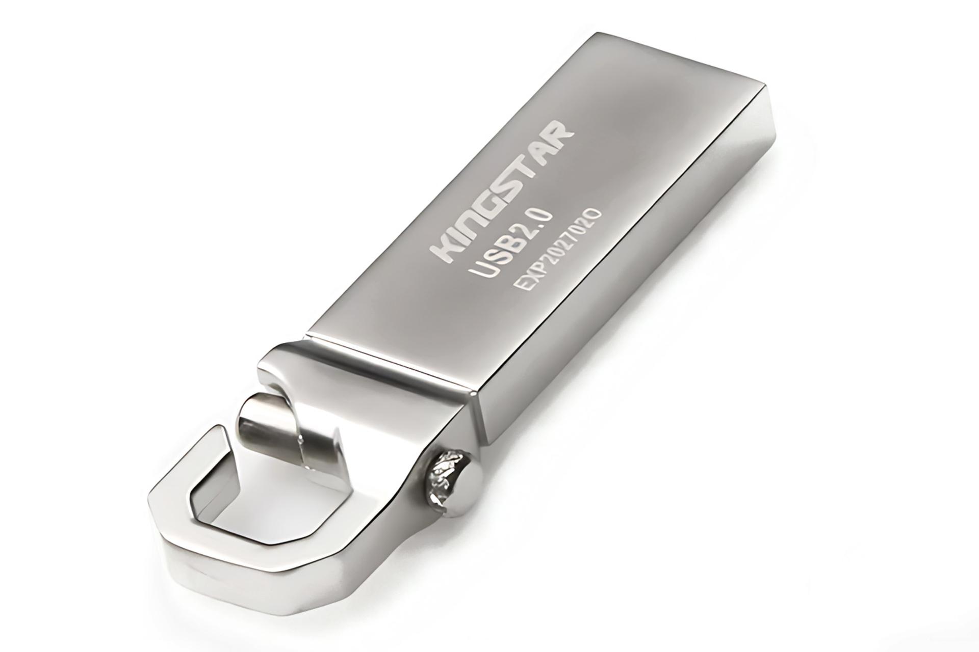 رنگ نقره ای فلش مموری کینگ‌ استار Kingstar FlamincoUSB KS225 64GB USB 2.0