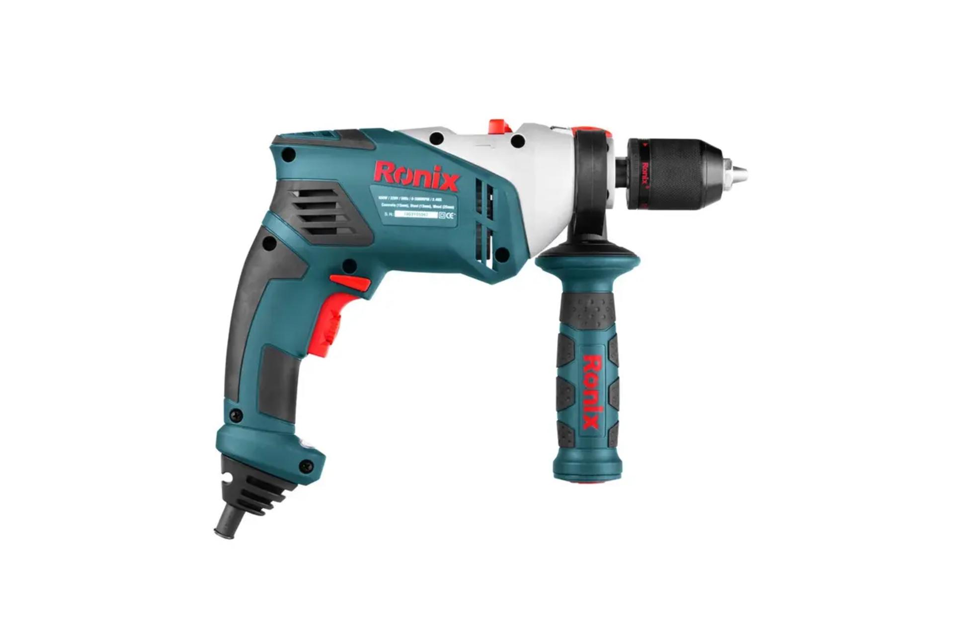 نمای کنار دریل چکشی برقی رونیکس 2213