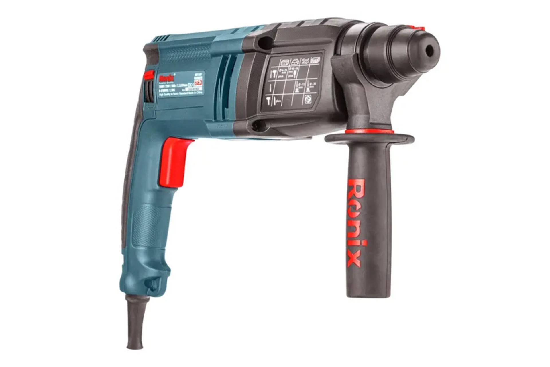 ابعاد و اندازه دریل بتن کن برقی رونیکس 2724