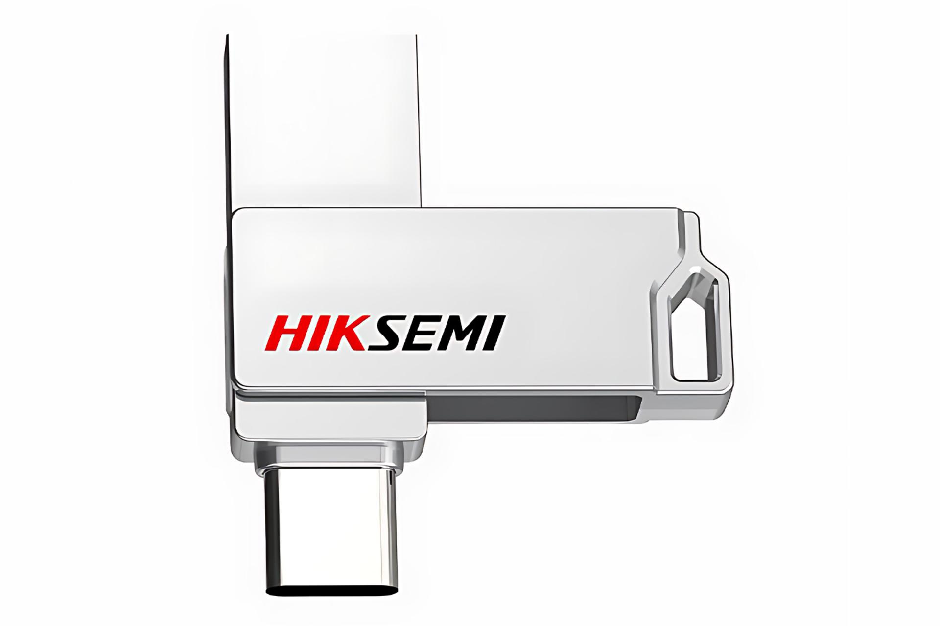 فلش مموری هایک سمی HIKSEMI HS-USB-E327C 128G U3 Silver 128GB USB 3.2