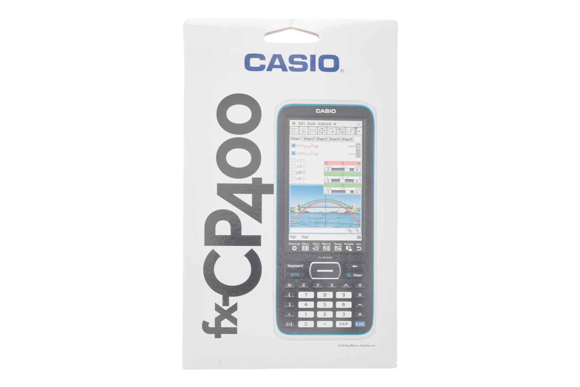 مرجع متخصصين ايران جعبه ماشين حساب كاسيو FX-CP400