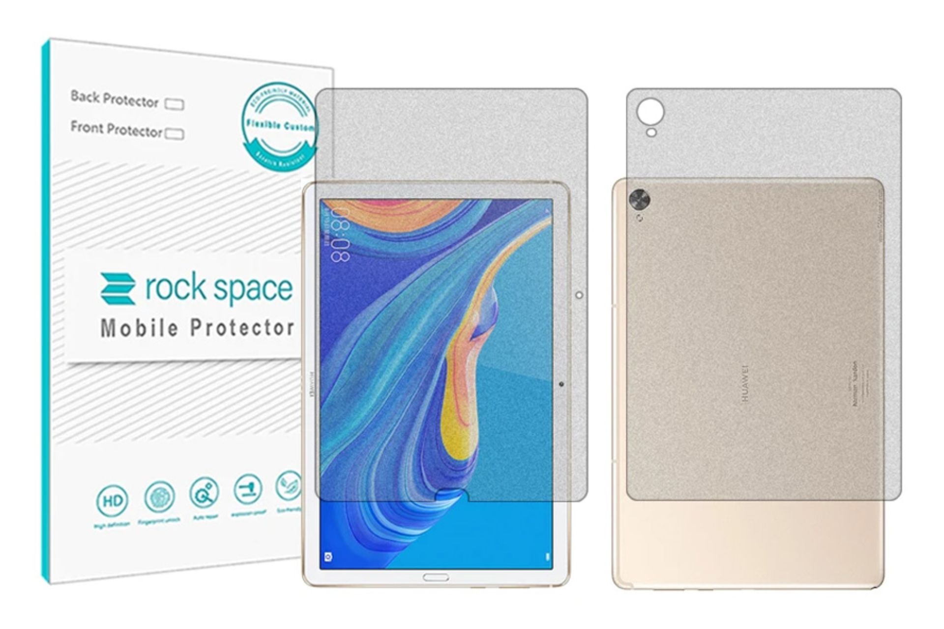 محافظ صفحه نمایش تبلت راک اسپیس Rock Space HyMTT for Huawei Mediapad M6 10.8 with Back Protector