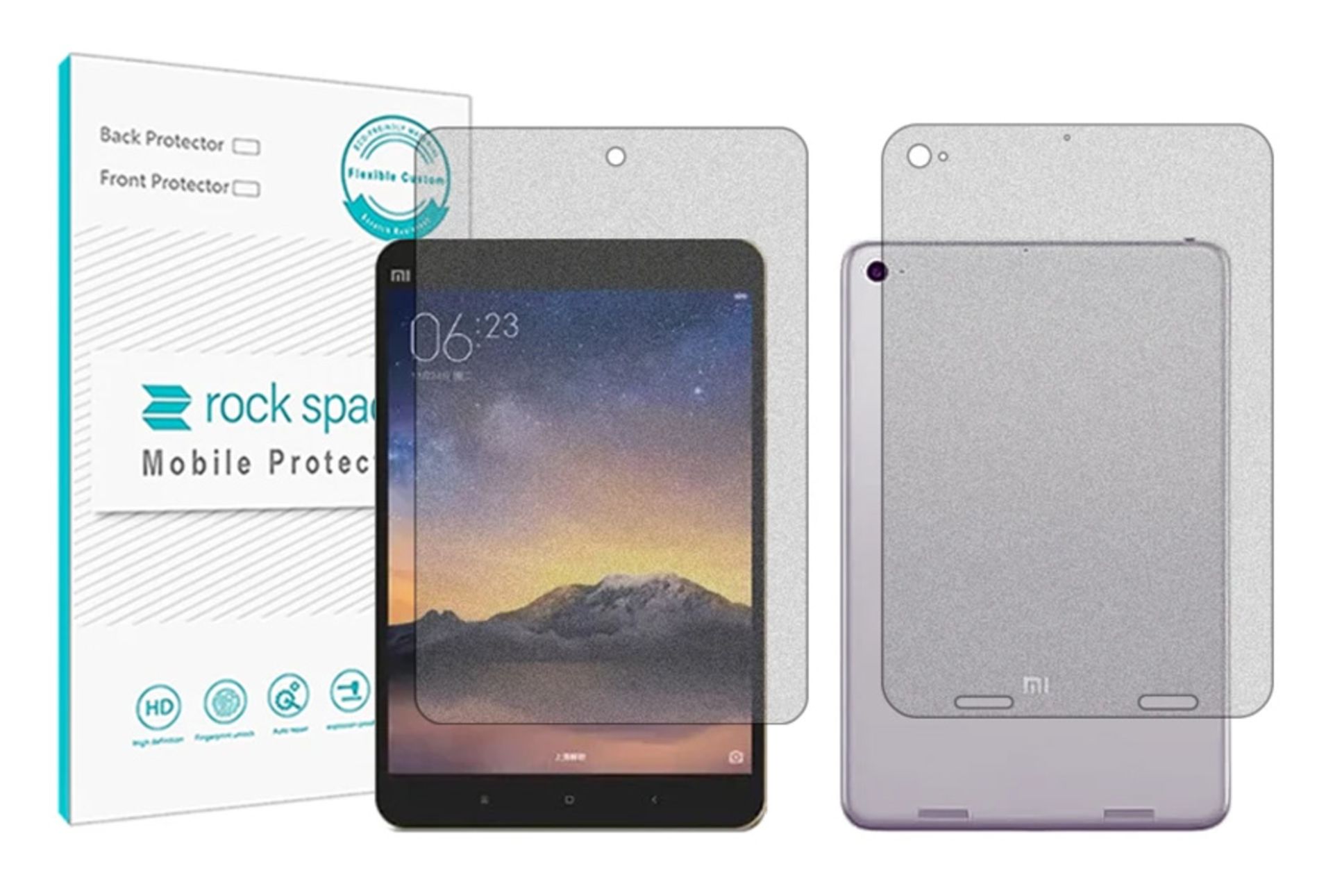 محافظ صفحه نمایش تبلت راک اسپیس Rock Space HyMTT for Xiaomi Mi Pad 2 with Back Protector