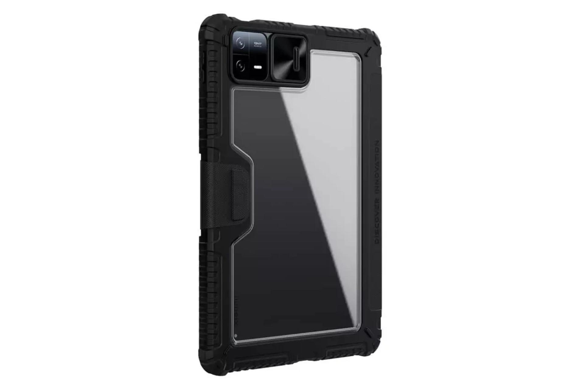 قاب تبلت کیف کلاسوری نیلکین مدل Bumper Leather Case Pro مناسب شیائومی Pad 6 Pro / Pad 6