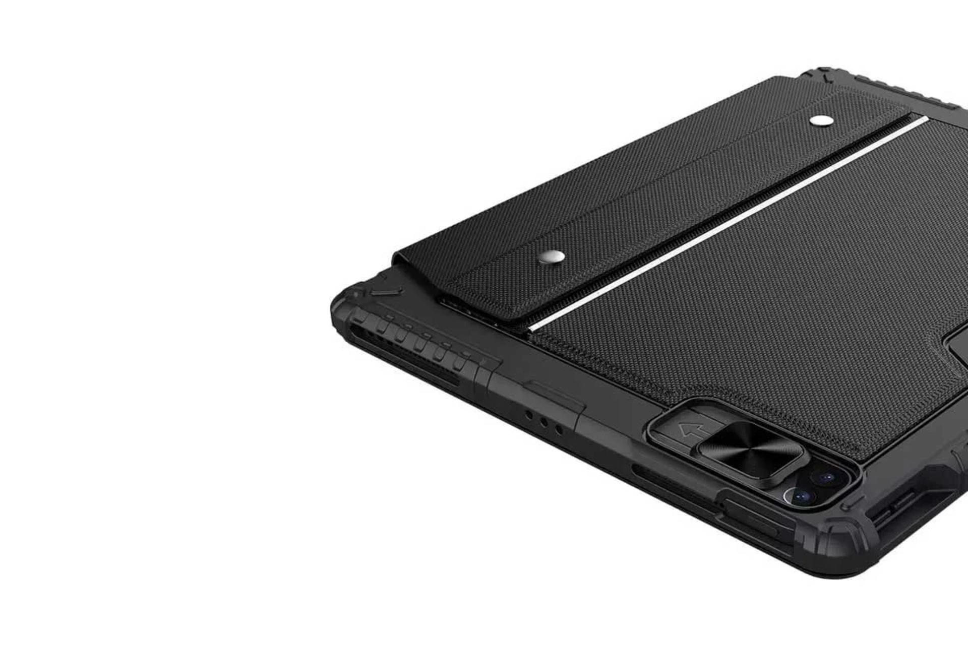 قاب تبلت کیف کلاسوری نیلکین مدل Bumper Combo Keyboard مناسب اپل iPad Pro 12.9 2022 / 2021 / 2020