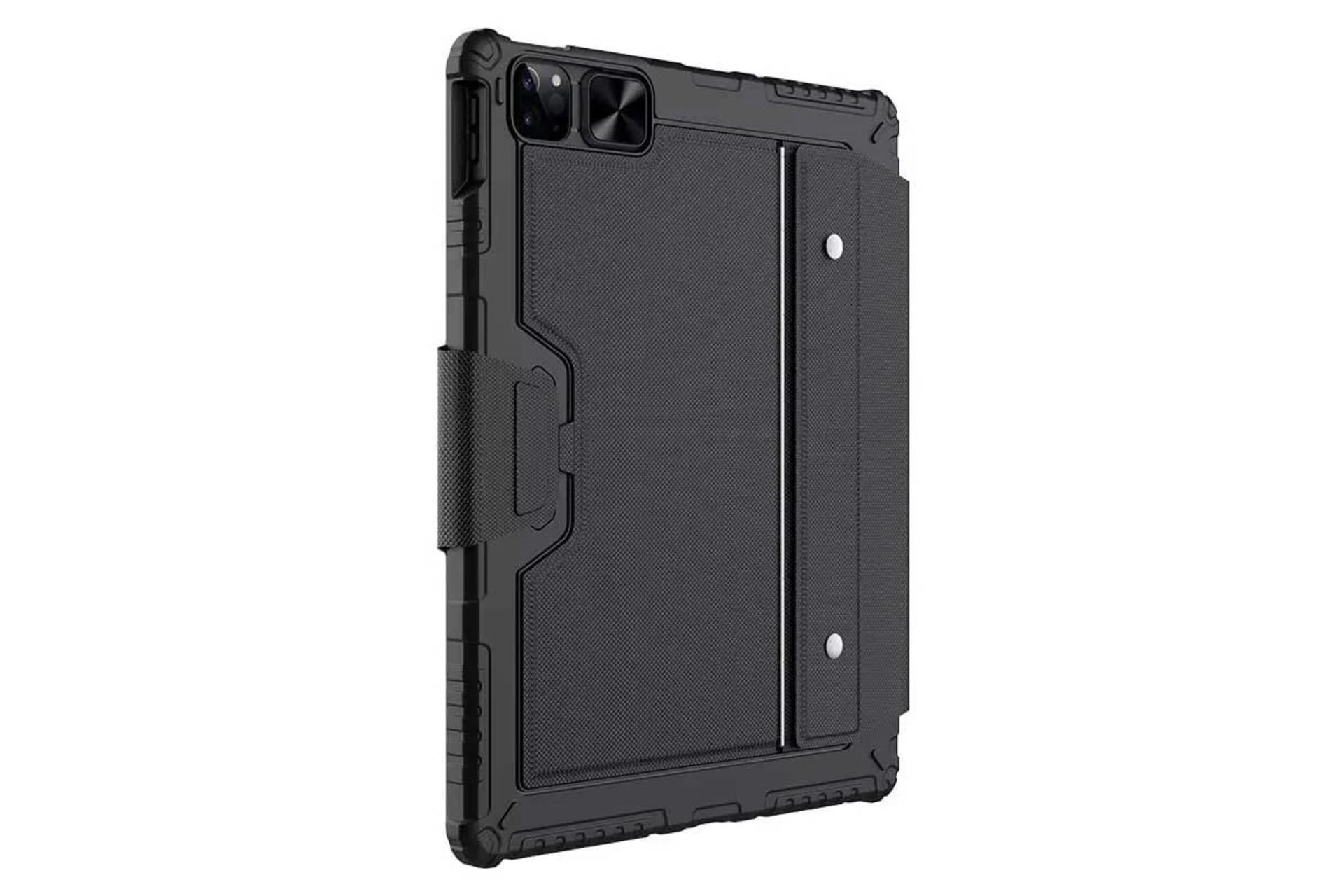ابعاد و اندازه قاب تبلت کیف کلاسوری نیلکین مدل Bumper Combo Keyboard مناسب اپل iPad Pro 12.9 2022 / 2021 / 2020
