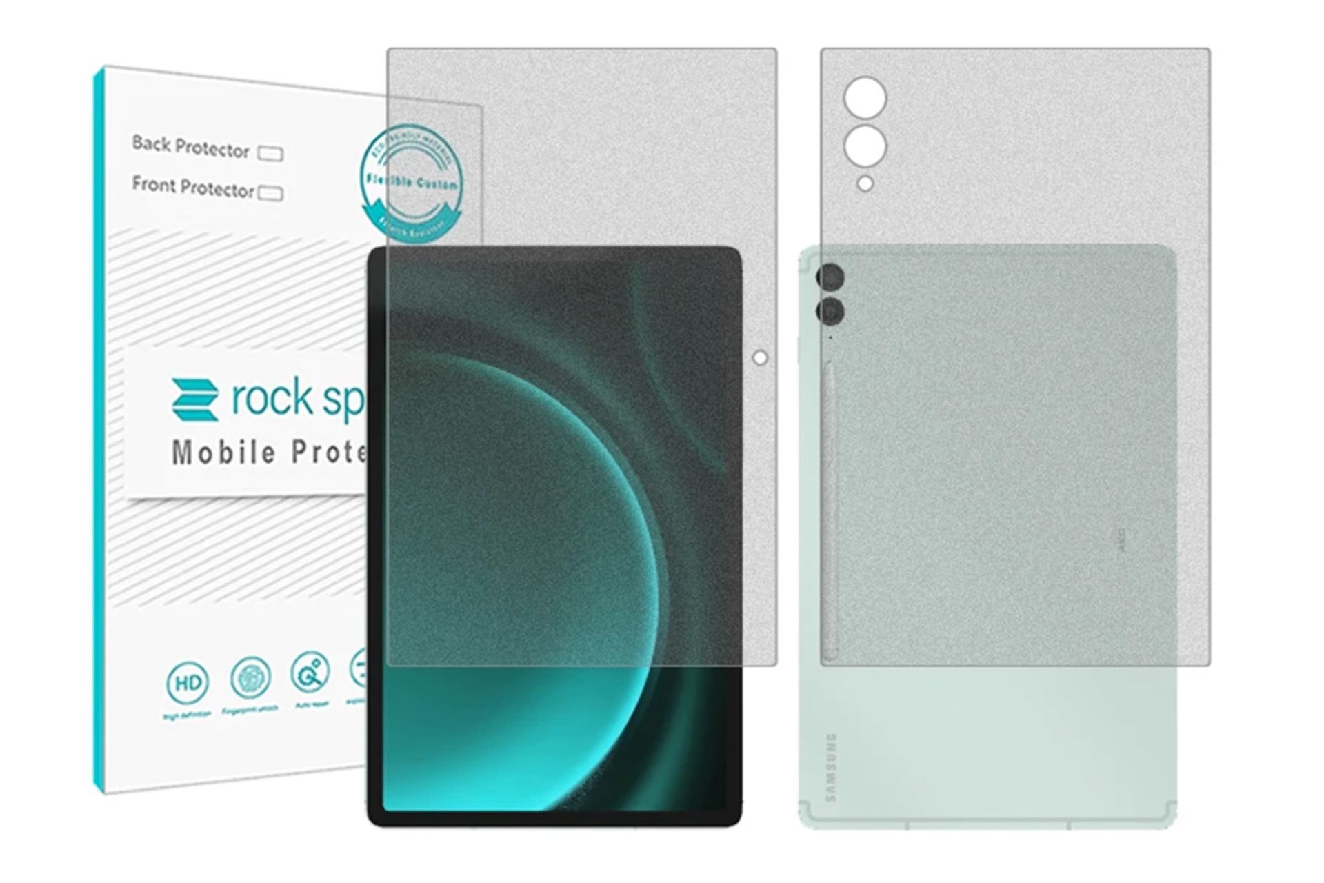 محافظ صفحه نمایش تبلت راک اسپیس Rock Space HyMTT for Samsung Galaxy Tab S9 FE Plus with Back Protect
