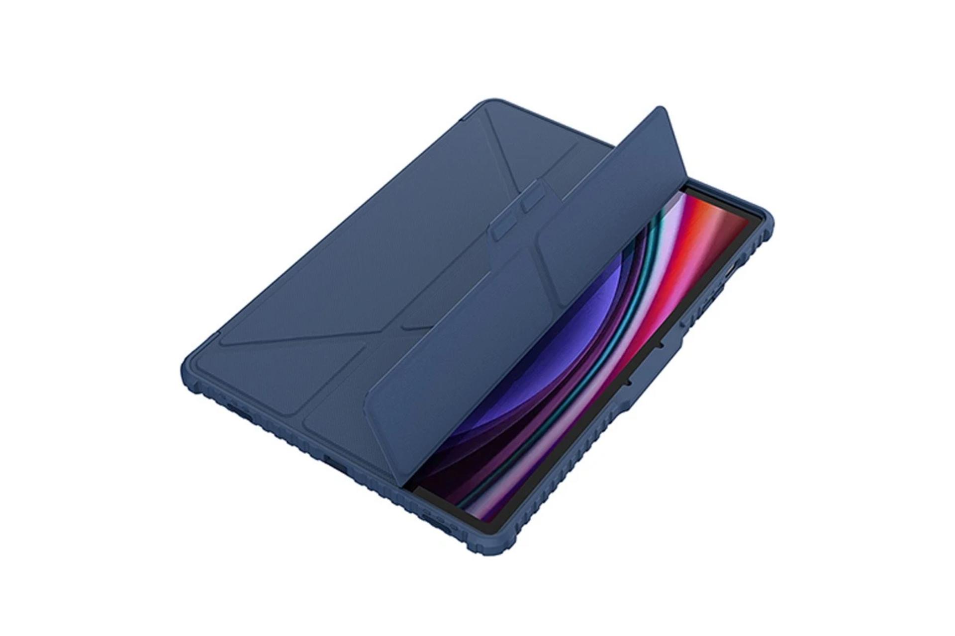 قاب تبلت کیف کلاسوری نیلکین مدل Bumper Leather Case Pro Multi-angle مناسب سامسونگ Galaxy Tab S10 Plus