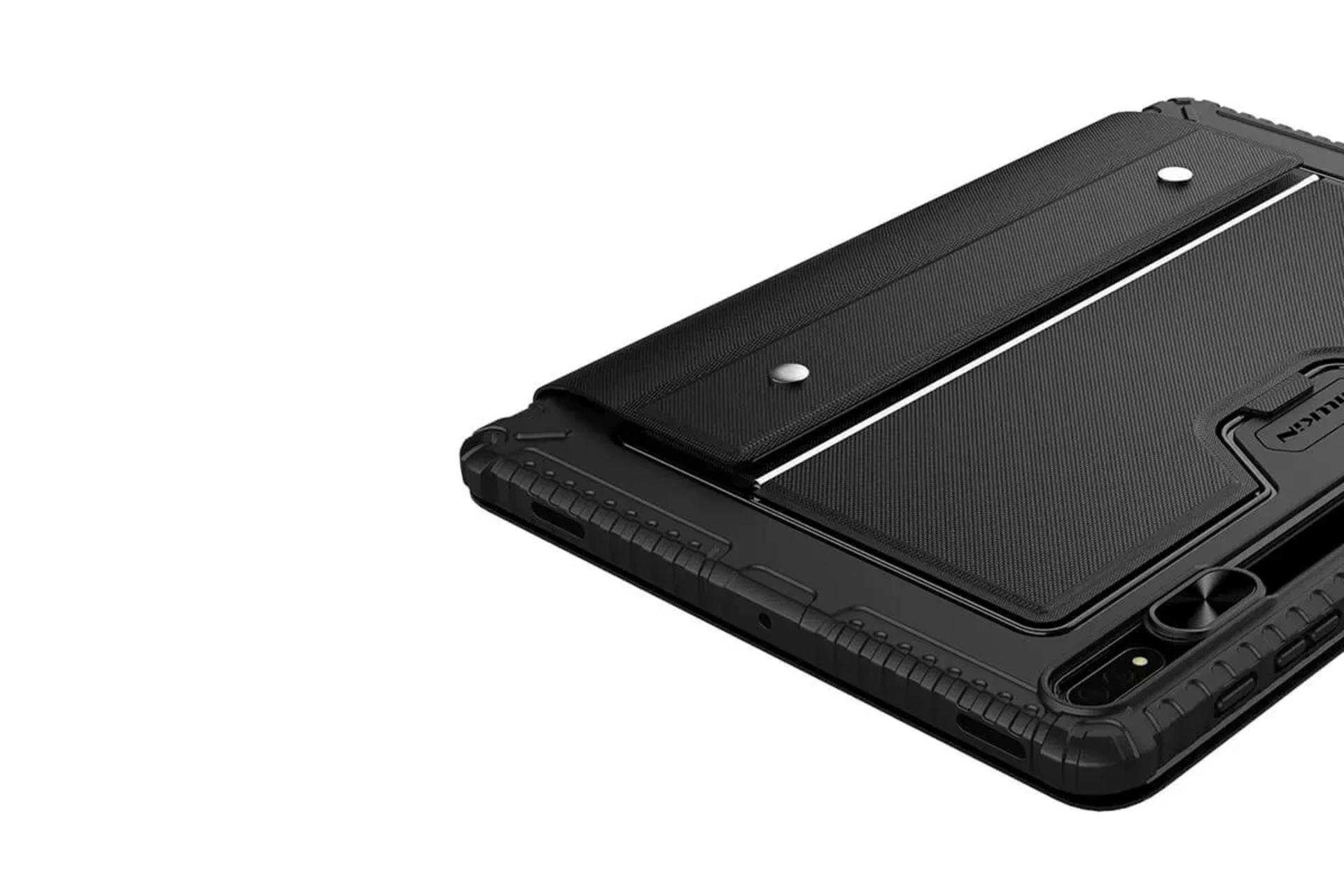 قاب تبلت کیف کلاسوری نیلکین مدل Bumper Combo Keyboard مناسب سامسونگ Galaxy Tab S8 Plus / S7 Plus / S7 FE