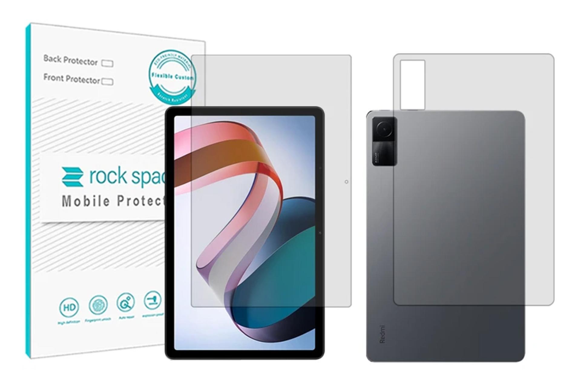 محافظ صفحه نمایش تبلت راک اسپیس Rock Space Hygel for Xiaomi Redmi Pad with Back Protector