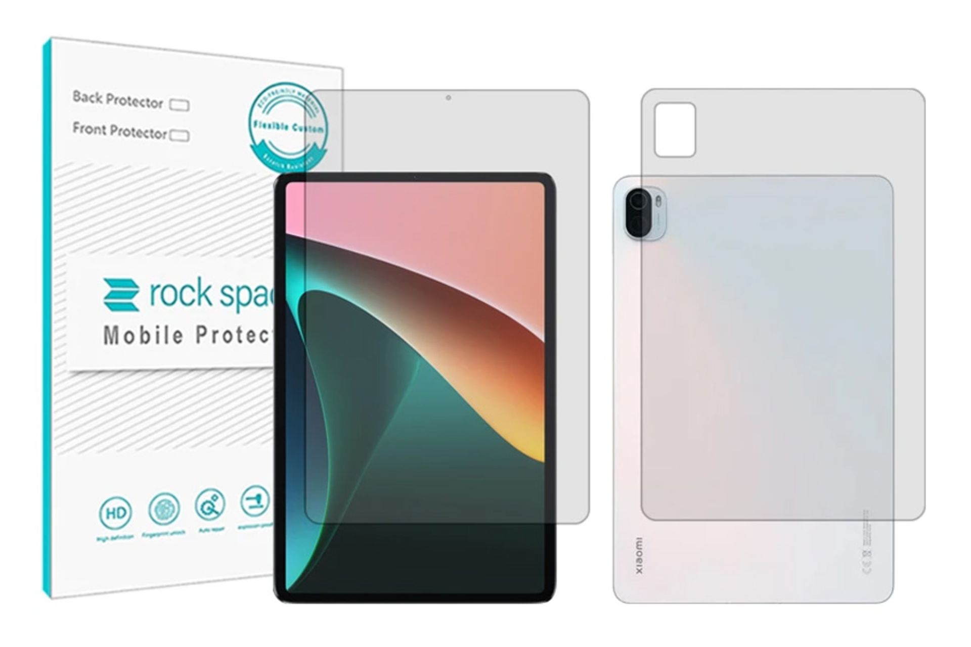 محافظ صفحه نمایش تبلت راک اسپیس Rock Space Hygel for Xiaomi Pad 5 with Back Protector