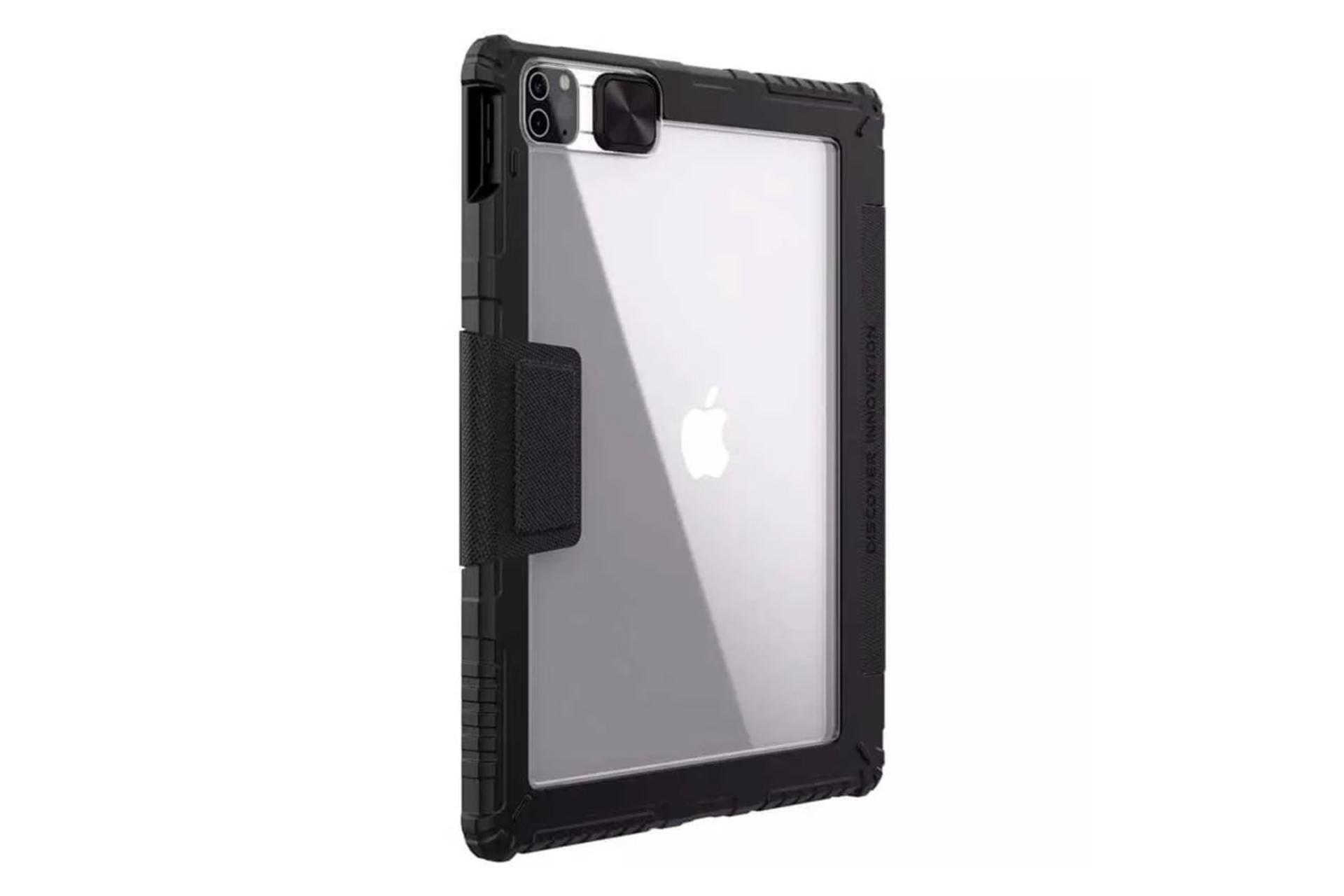 ابعاد و اندازه قاب تبلت کیف کلاسوری نیلکین مدل Bumper Leather Case Pro مناسب اپل iPad Air 13 2024 / Pro 12.9 2022 / 2021