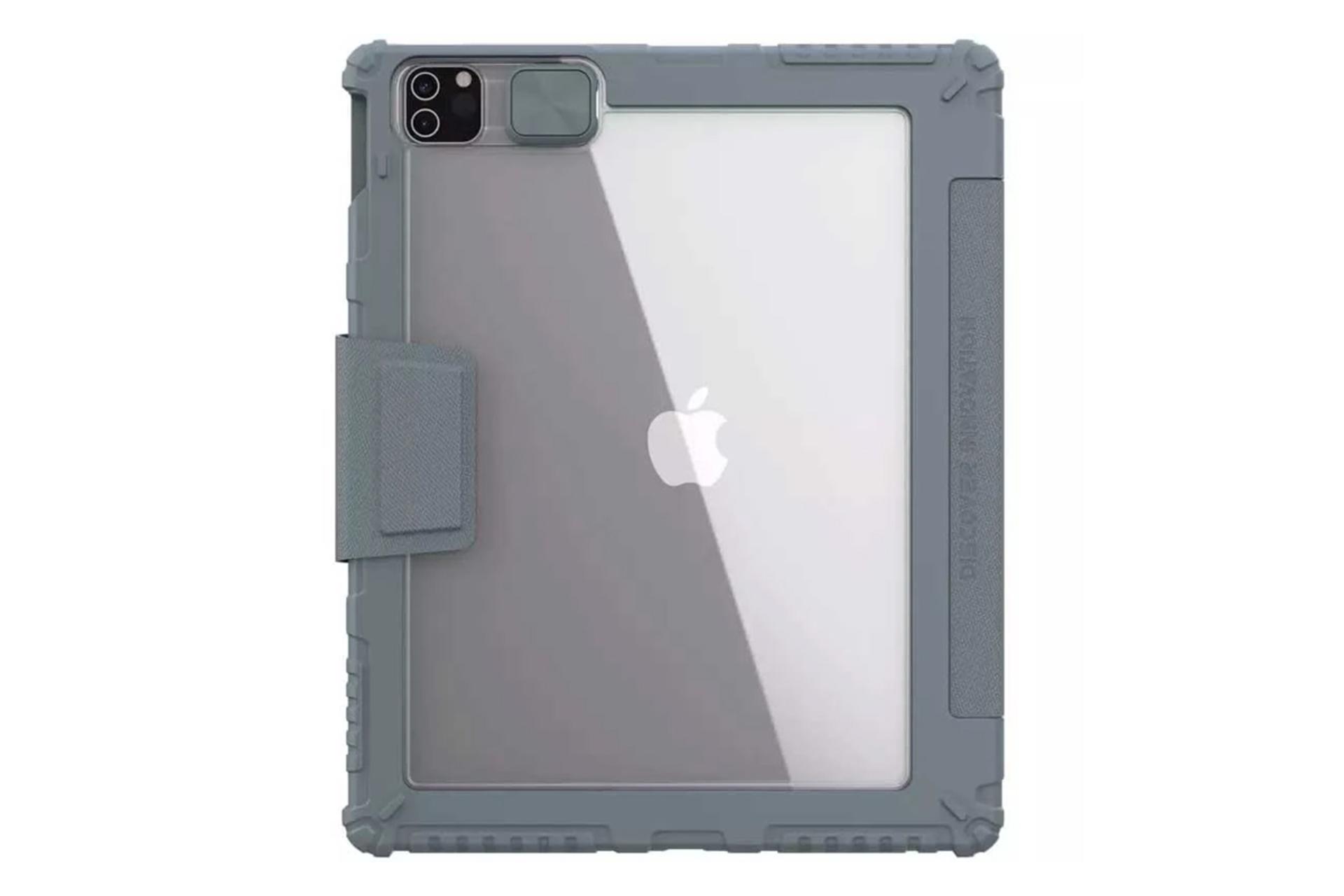قاب تبلت کیف کلاسوری نیلکین مدل Bumper Leather Case Pro مناسب اپل iPad Air 13 2024 / Pro 12.9 2022 / 2021
