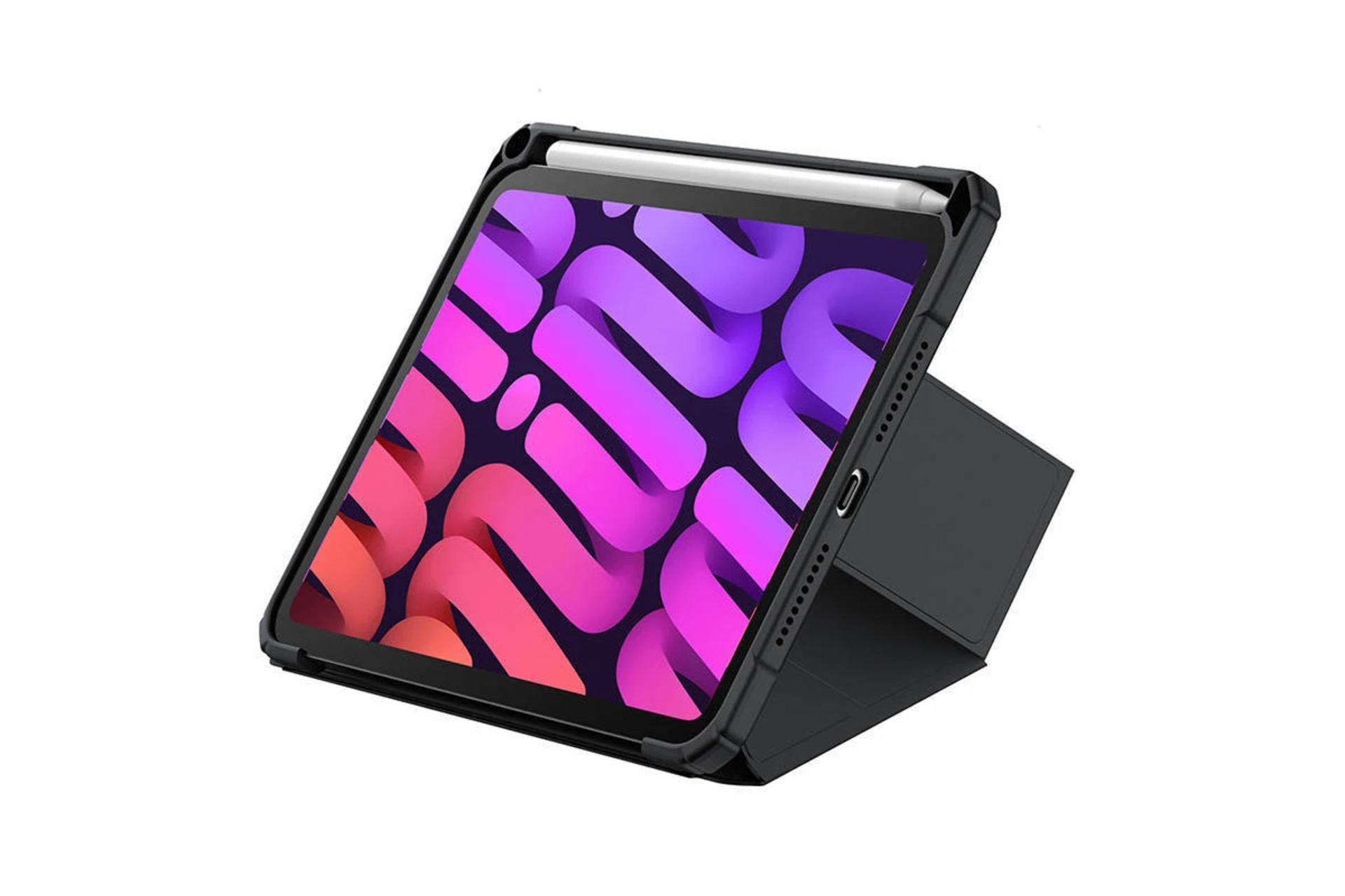 قاب تبلت کیف کلاسوری باسئوس مدل Minimalist Series مناسب اپل iPad mini 2024 / 2021