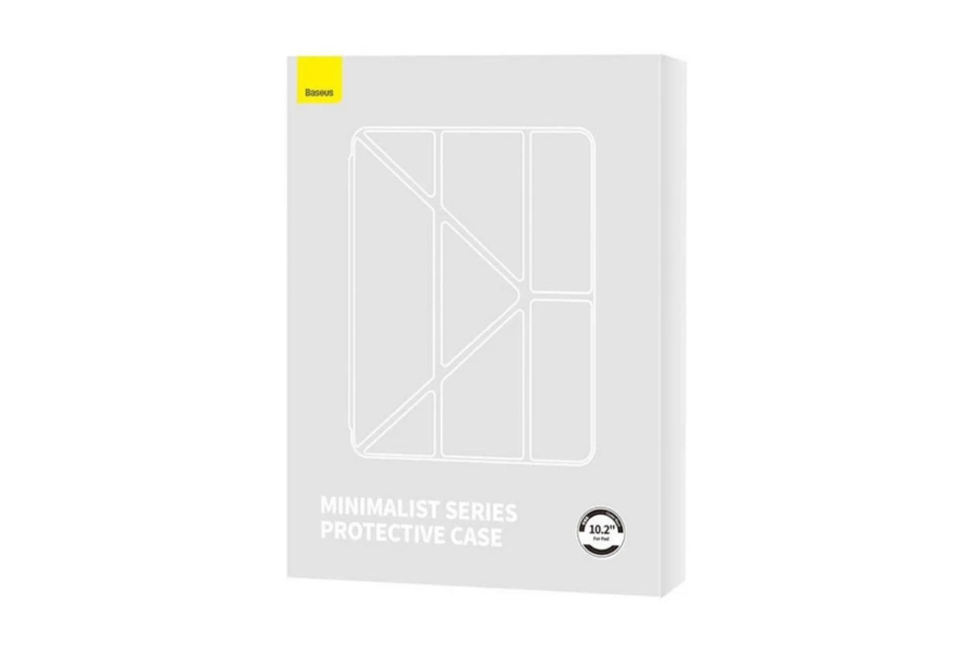 جعبه قاب تبلت کیف کلاسوری باسئوس مدل Minimalist Series مناسب اپل iPad 10.2 2021