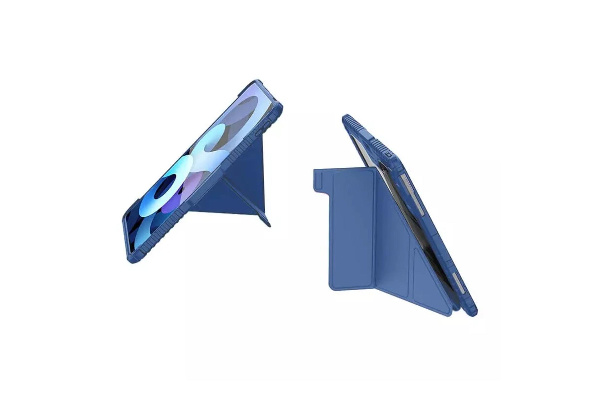 نمای کنار قاب تبلت کیف کلاسوری نیلکین مدل Bumper Leather Case Pro Multi-angle مناسب اپل iPad Pro 13 2024