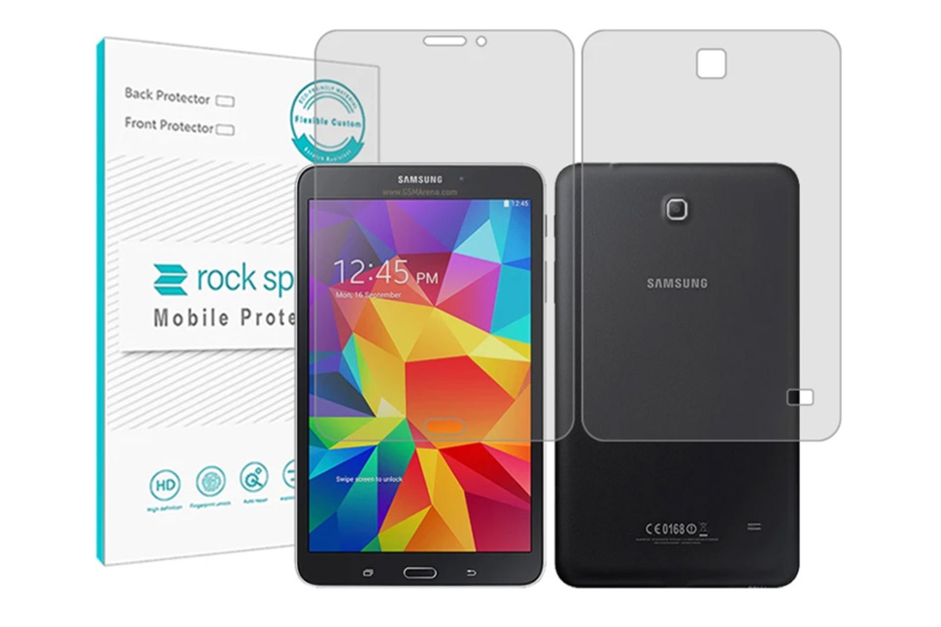 محافظ صفحه نمایش تبلت راک اسپیس Rock Space Hygel for Samsung Galaxy Tab 4 8.0 with Back Protector