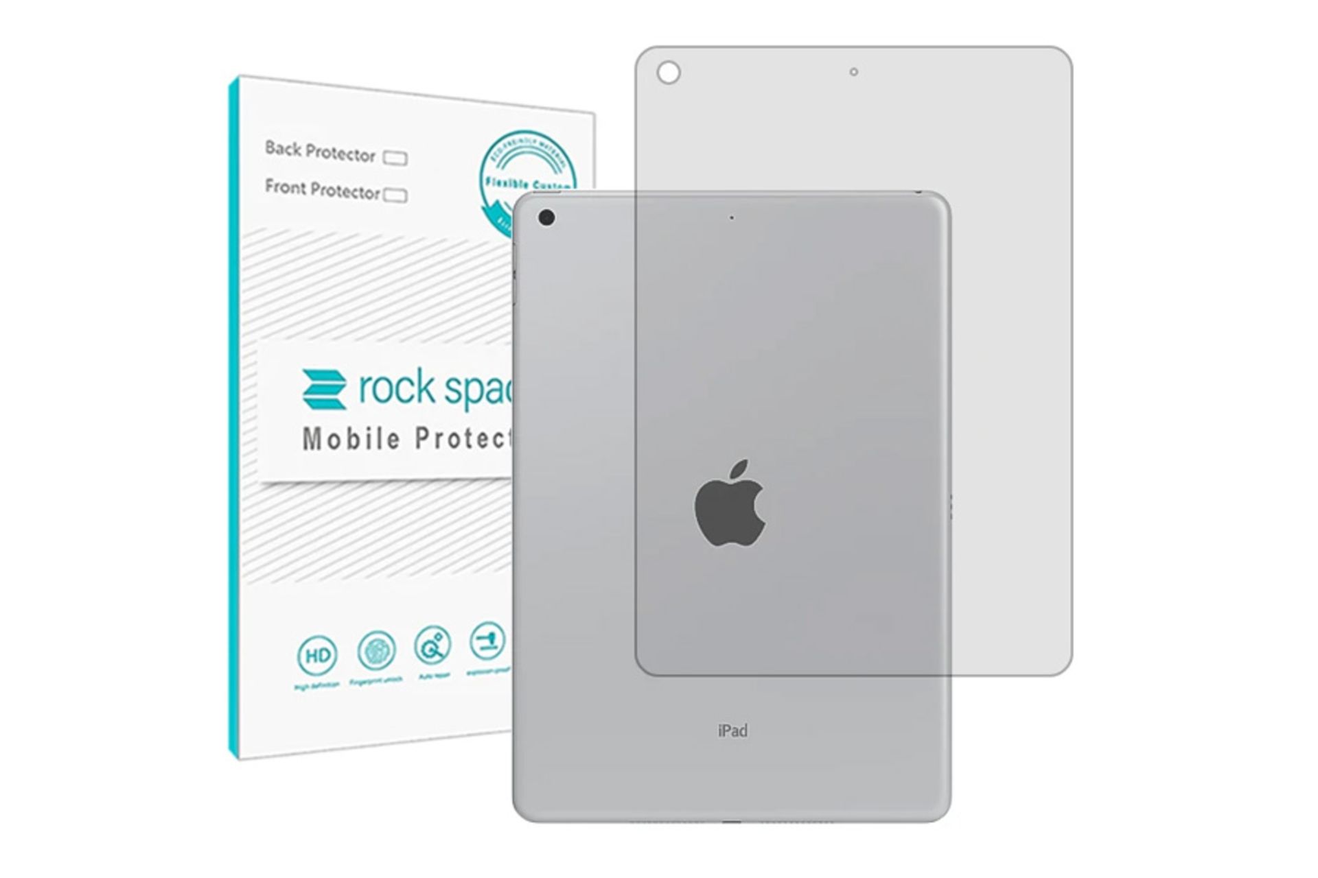 محافظ صفحه نمایش تبلت راک اسپیس Rock Space Hygel Back Protector for Apple iPad 10.2 2021