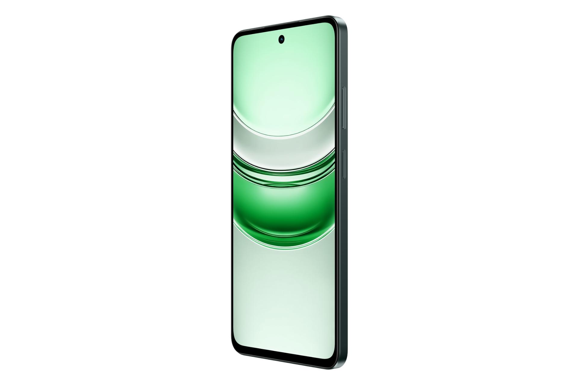 پنل جلو و صفحه نمایش گوشی موبایل ریلمی Realme C75 5G سبز تیره