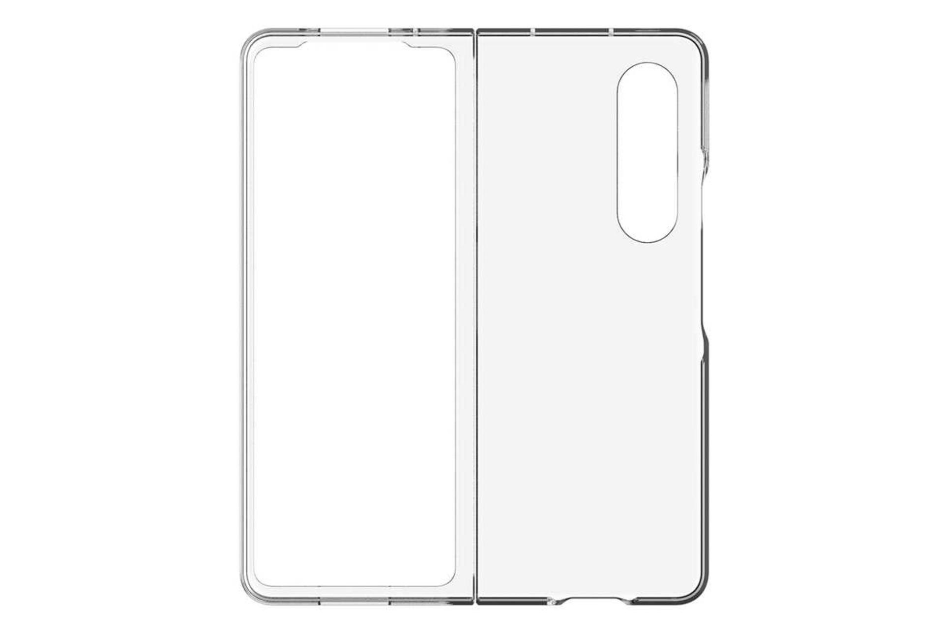 قاب شفاف گوشی آراری مدل Nukin مناسب سامسونگ Galaxy Z Fold3