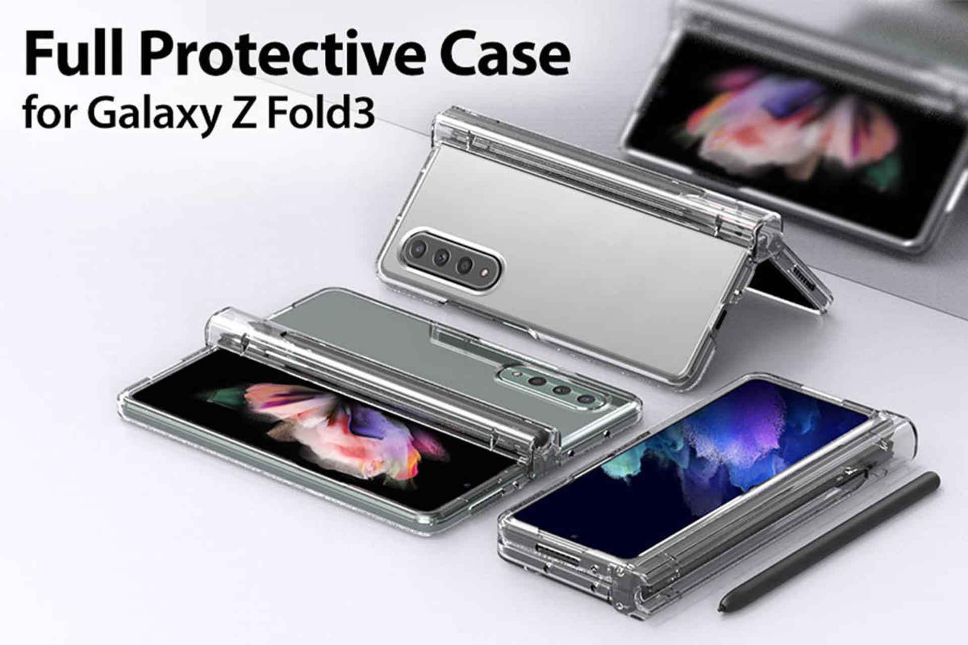 نمای بالای قاب گوشی آراری مدل Nukin مناسب سامسونگ Galaxy Z Fold3