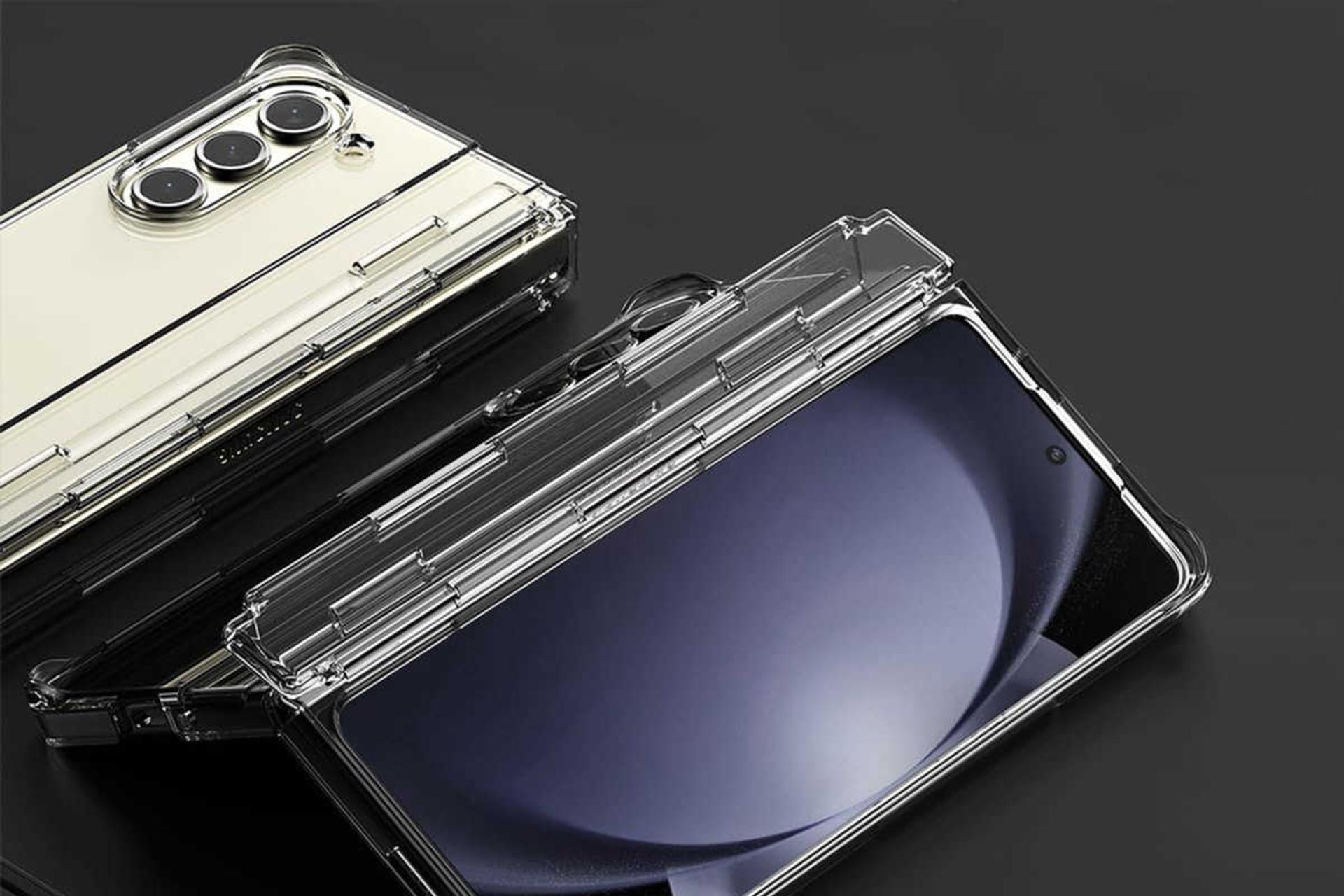 نمای بالای قاب گوشی آراری مدل Nukin مناسب سامسونگ Galaxy Z Fold5