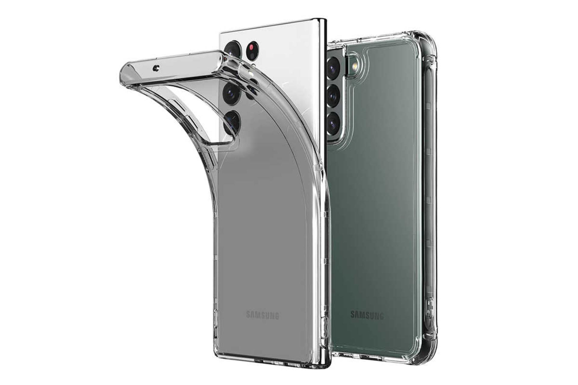 نمای سمت راست قاب گوشی آراری مدل Flexield مناسب سامسونگ Galaxy S22 Ultra