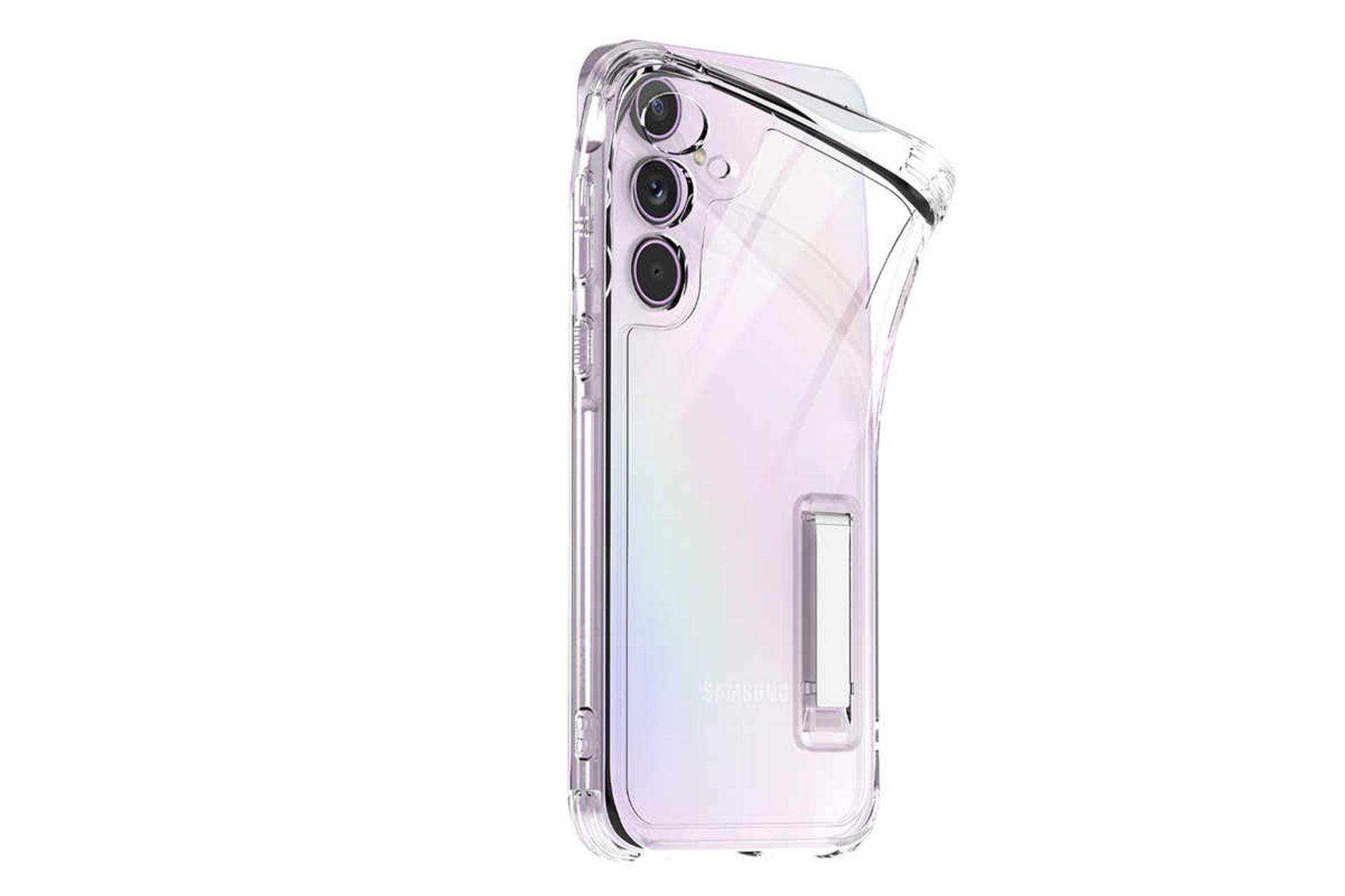 نمای سمت چپ قاب گوشی آراری مدل Flexield S مناسب سامسونگ Galaxy A55