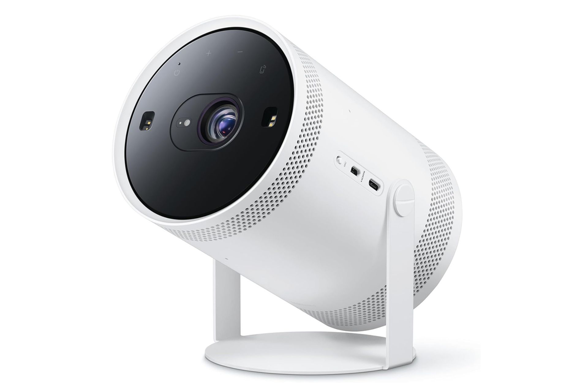 ویدیو پروژکتور سامسونگ Samsung The Freestyle Portable Projector نمای جلو و جانبی