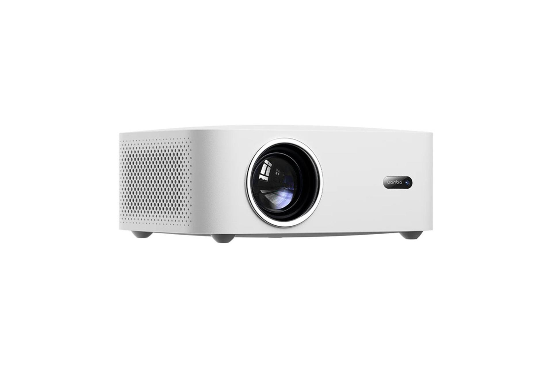 ویدیو پروژکتور شیائومی ونبو Xiaomi WANBO X2 Pro نمای جلو و چپ
